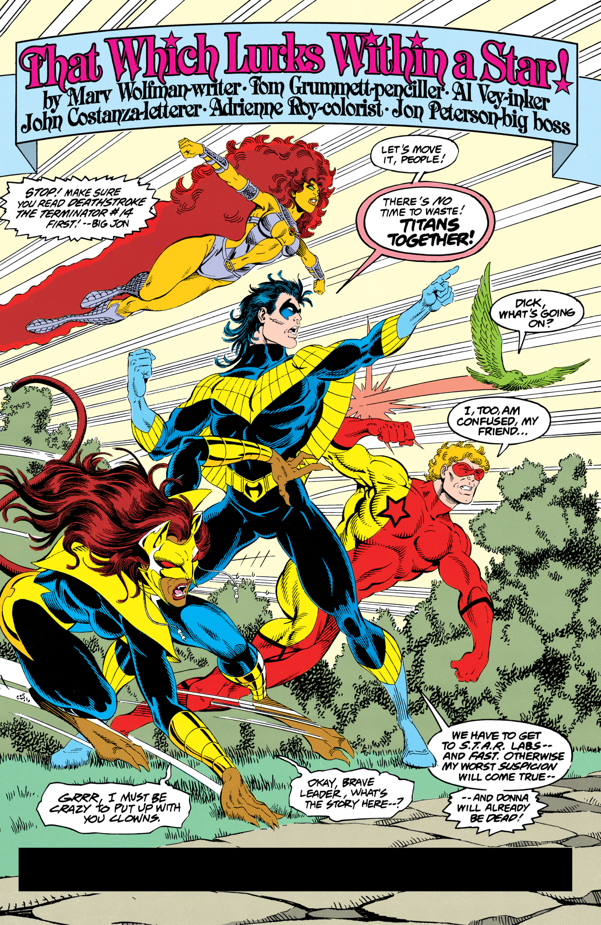 Read online The New Titans (1988) comic -  Issue #90 - 2