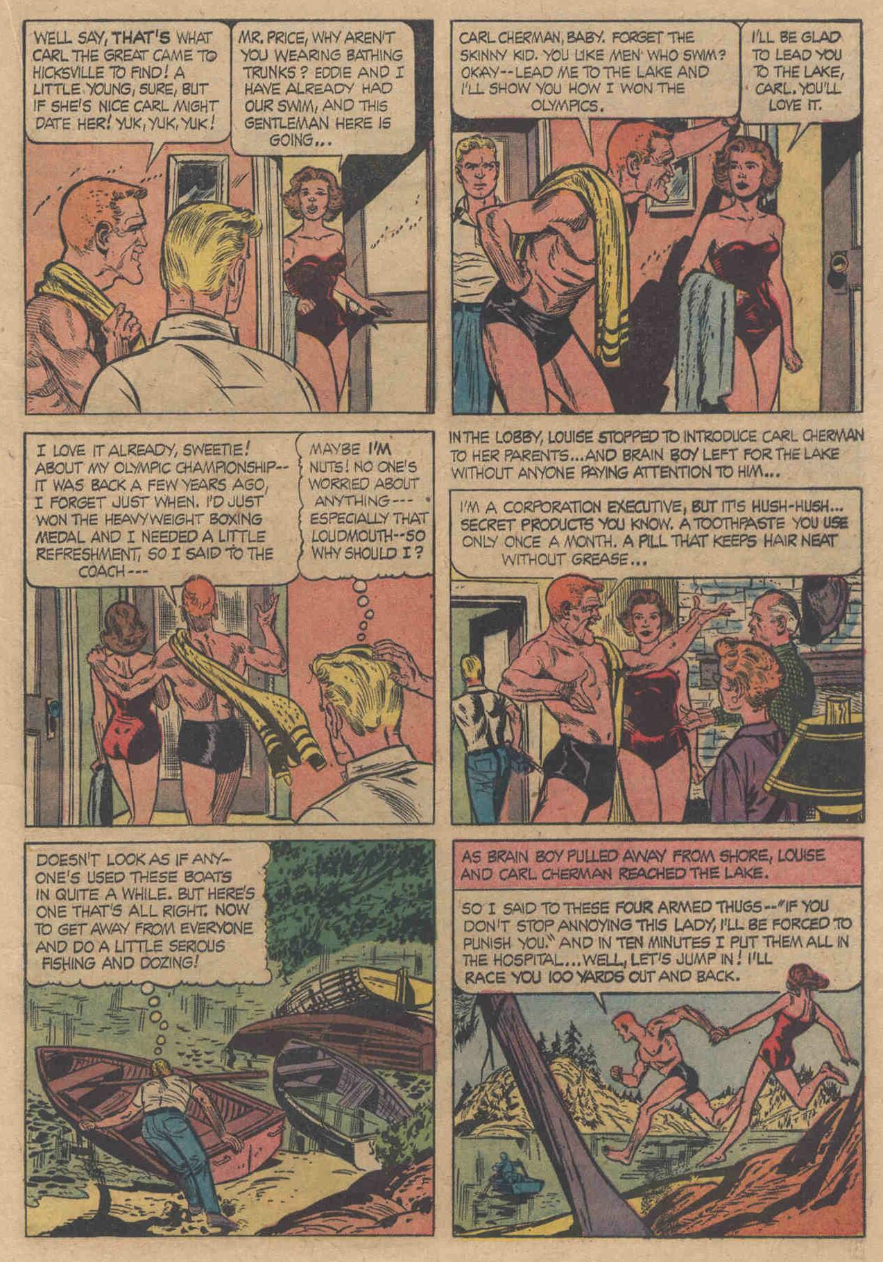Read online Brain Boy (1962) comic -  Issue #6 - 15