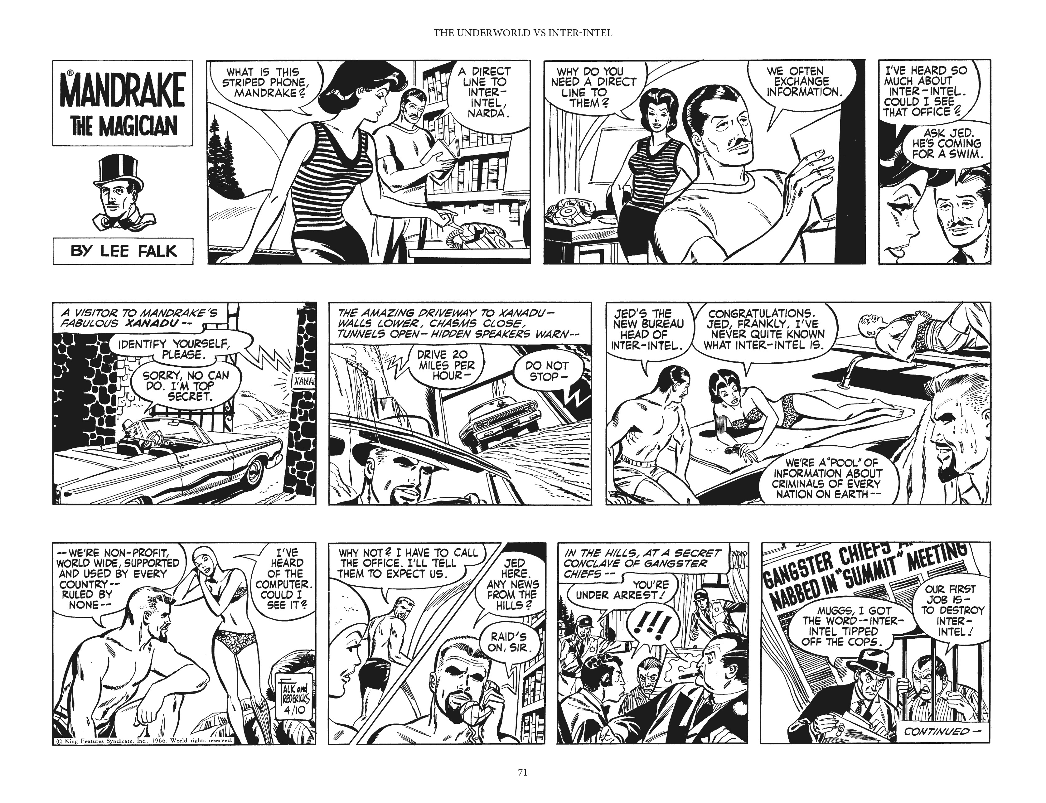 Read online Mandrake the Magician: The Fred Fredricks Sundays comic -  Issue # TPB (Part 1) - 72