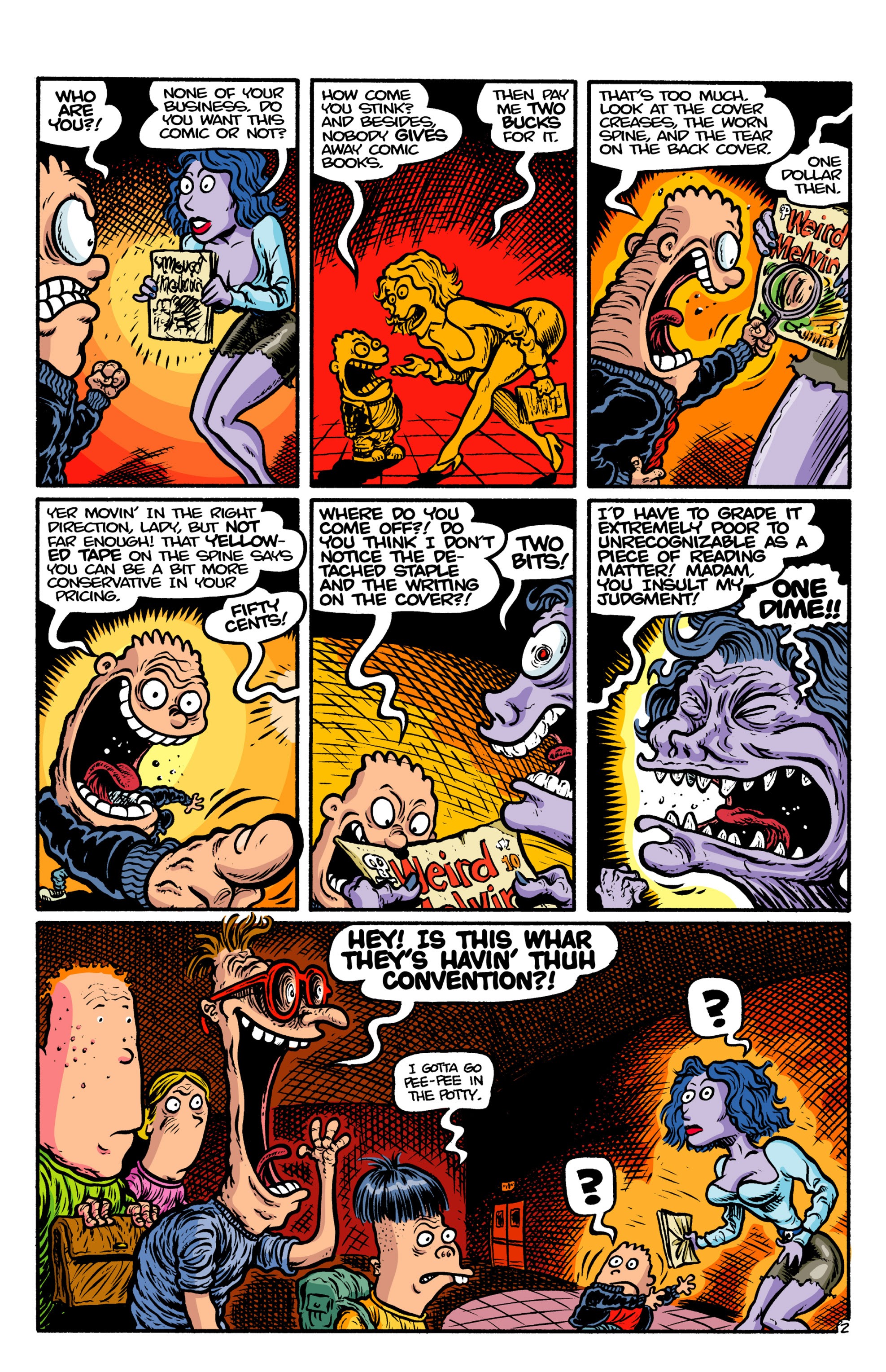 Read online Weird Melvin comic -  Issue #4 - 4