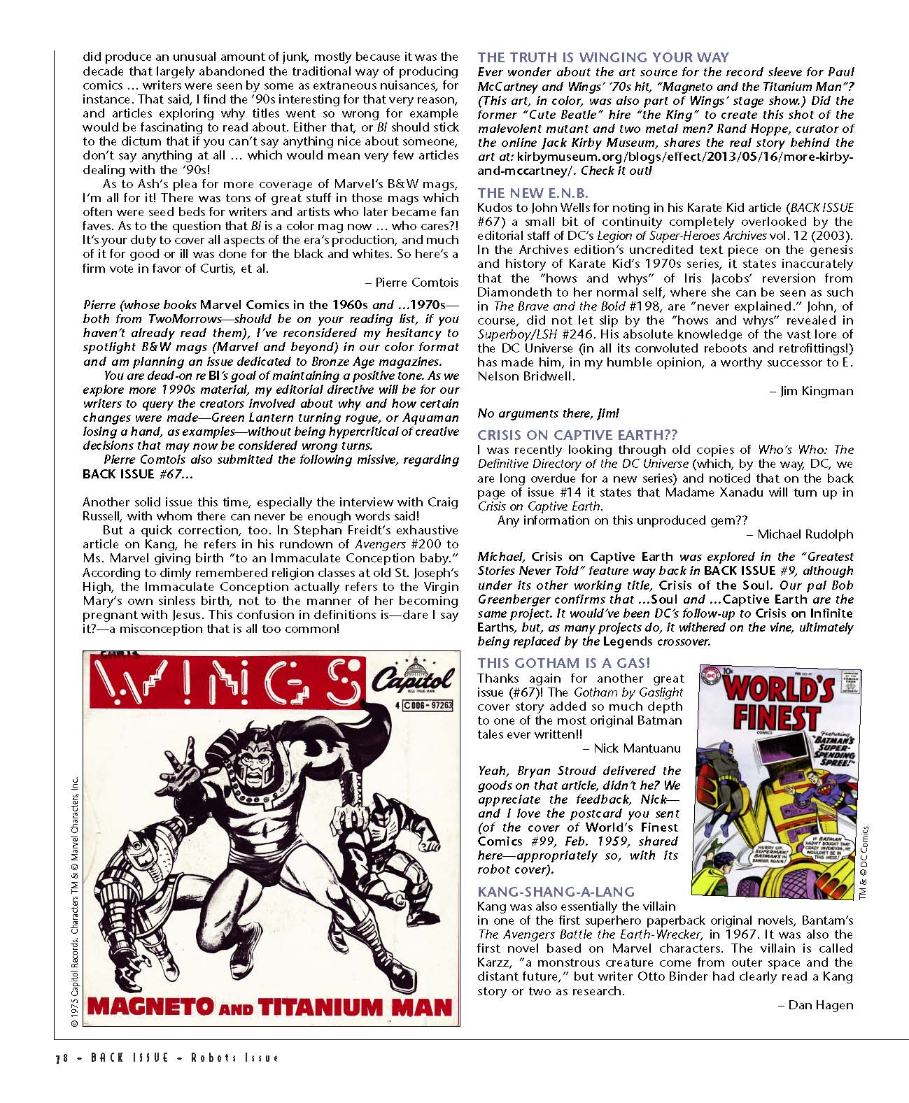 Read online Back Issue comic -  Issue #72 - 80