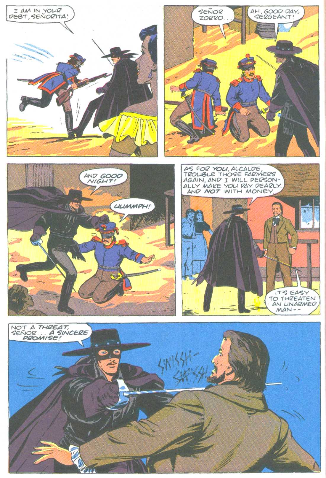Read online Zorro (1990) comic -  Issue #6 - 11