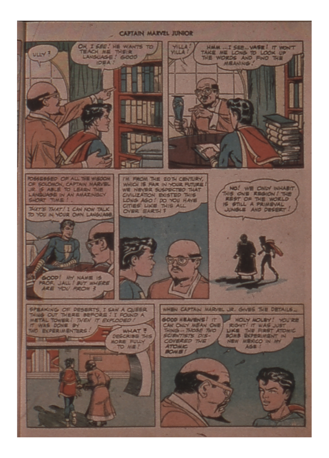 Read online Captain Marvel, Jr. comic -  Issue #56 - 9