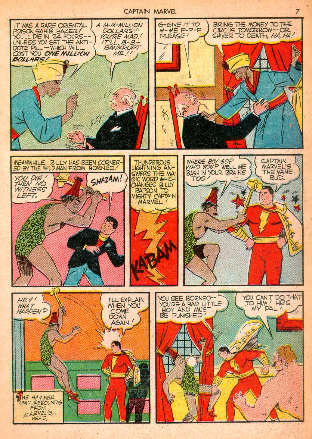 Read online Captain Marvel Adventures comic -  Issue #10 - 7