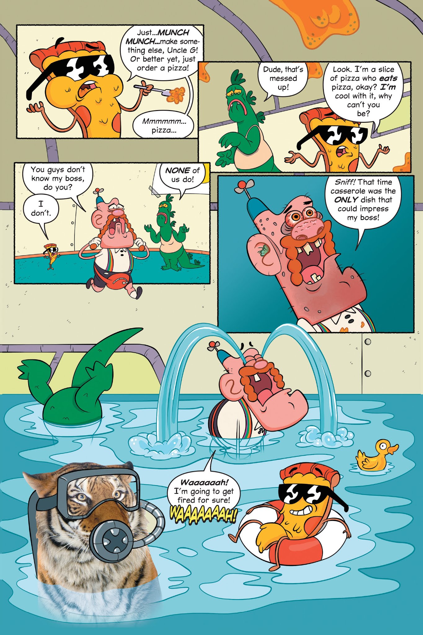 Read online Uncle Grandpa and the Time Casserole comic -  Issue # TPB - 19