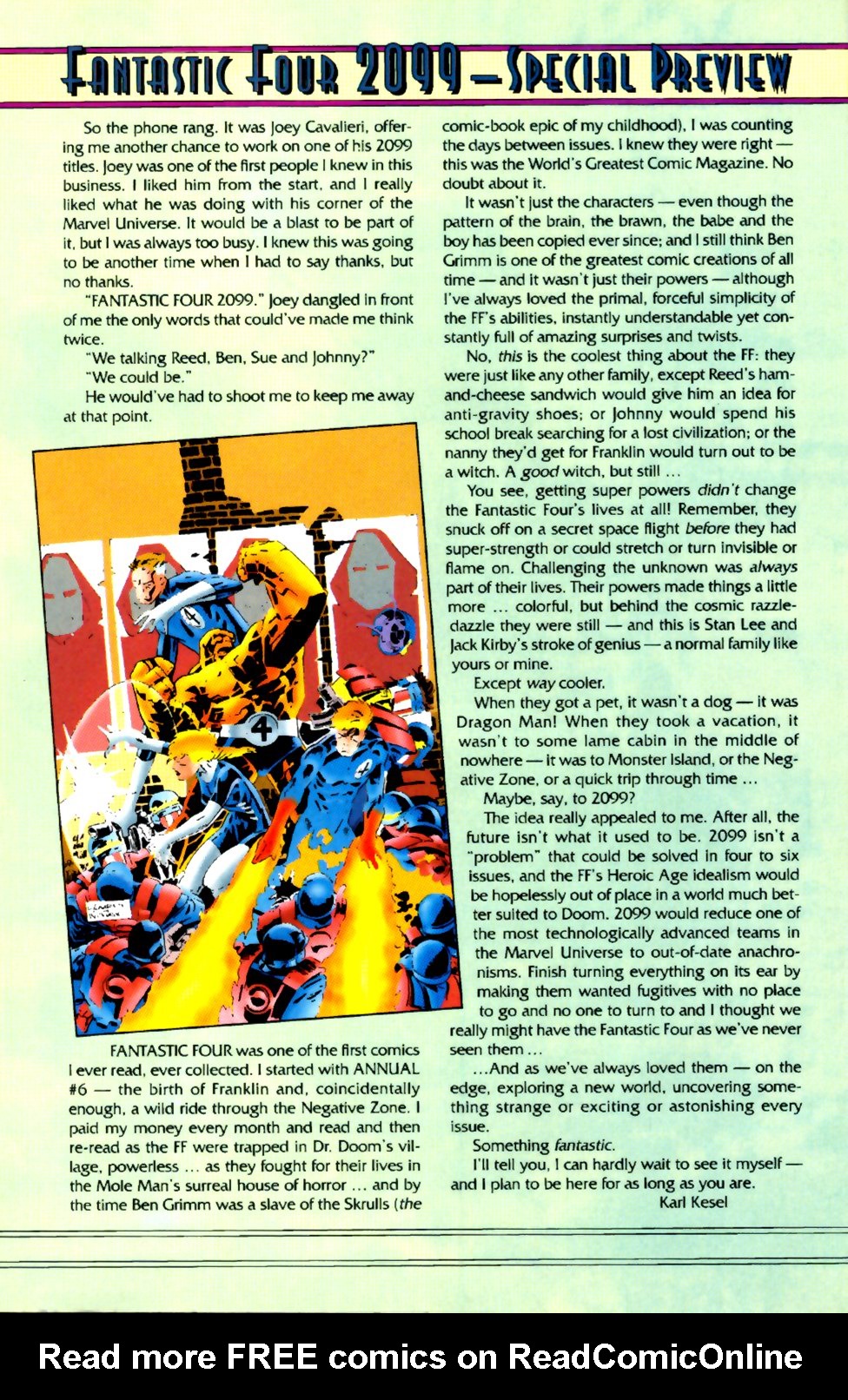 Read online Fantastic Four 2099 comic -  Issue #1 - 30