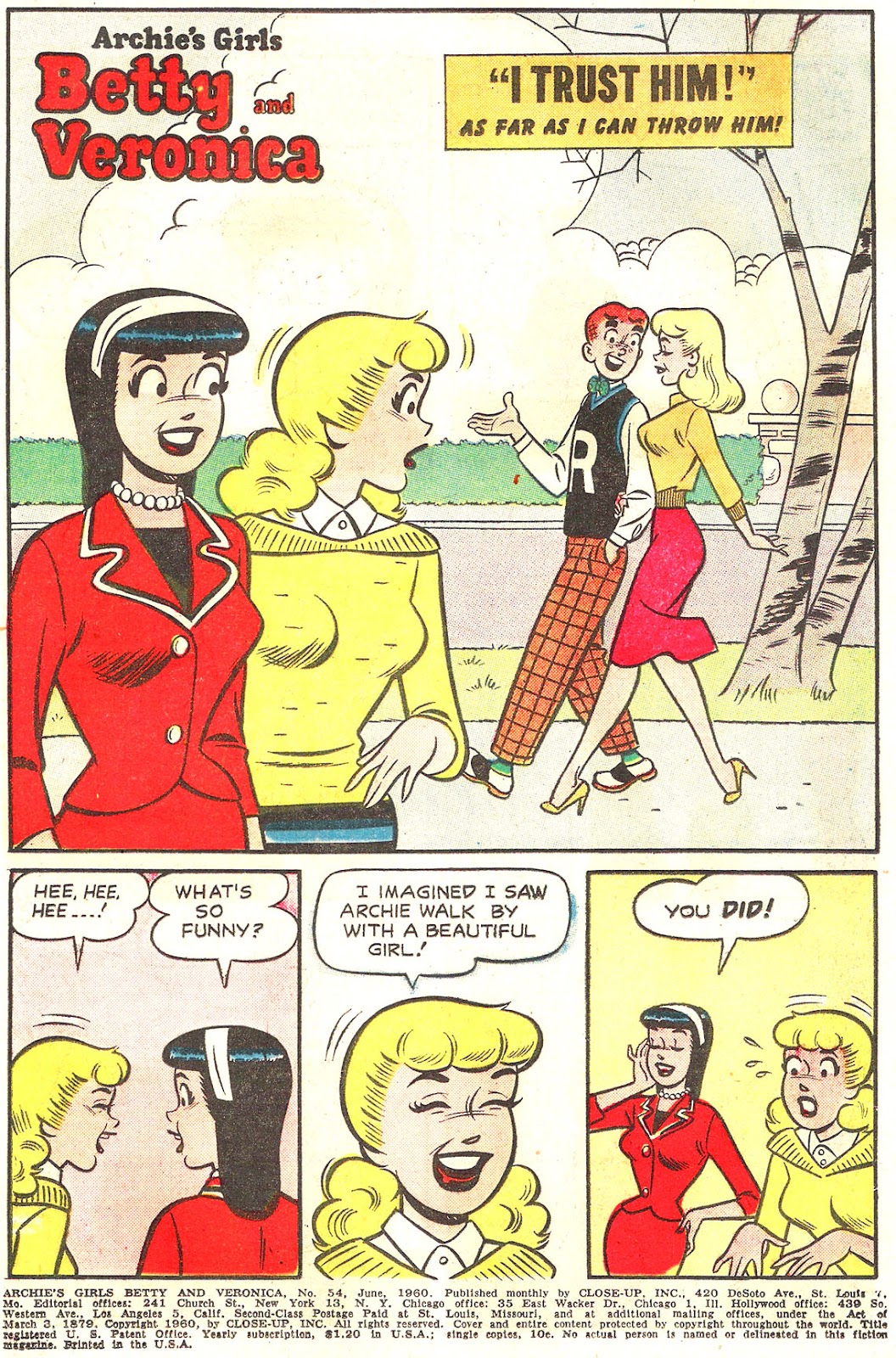 Archie's Girls Betty and Veronica issue 54 - Page 3