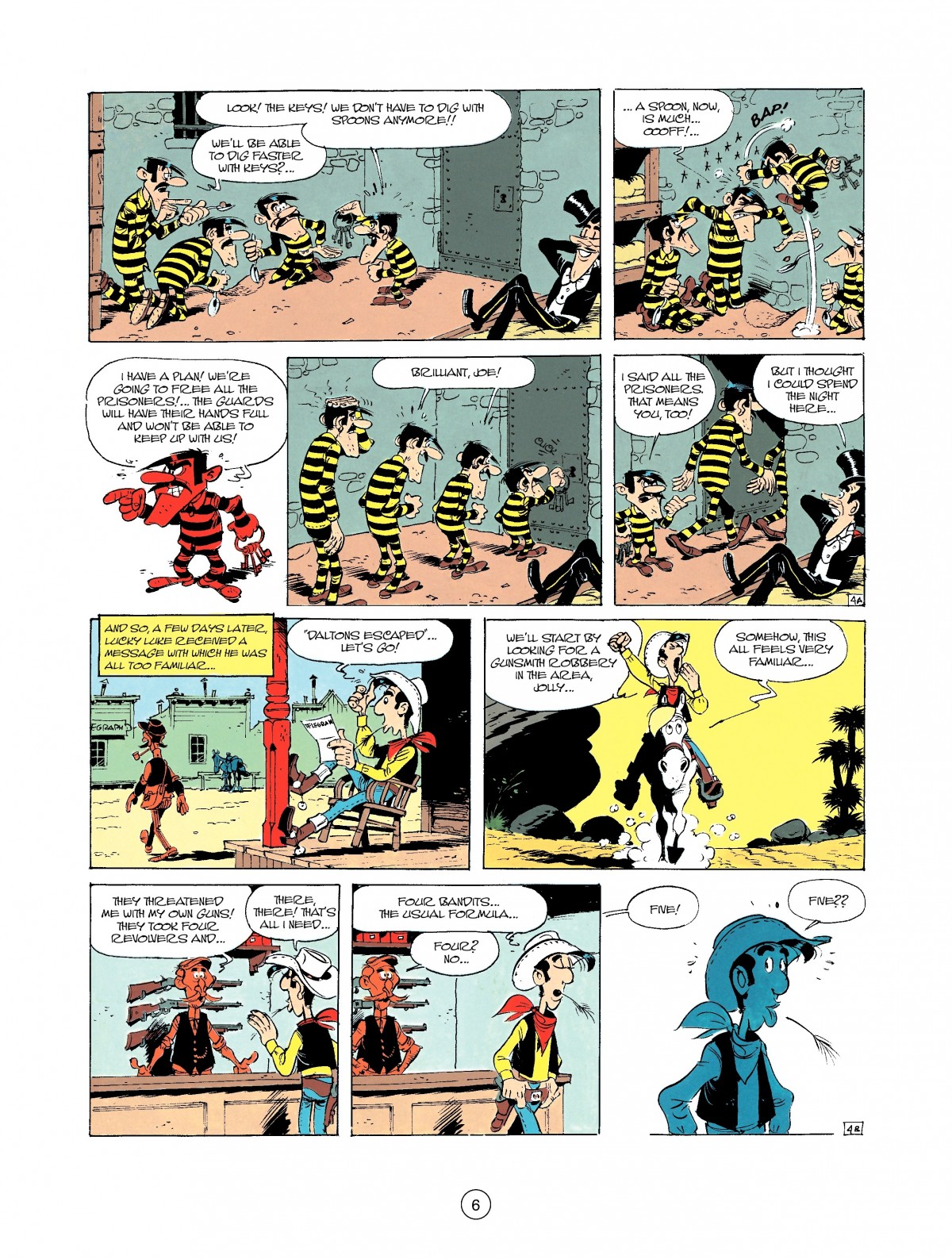 Read online A Lucky Luke Adventure comic -  Issue #37 - 6