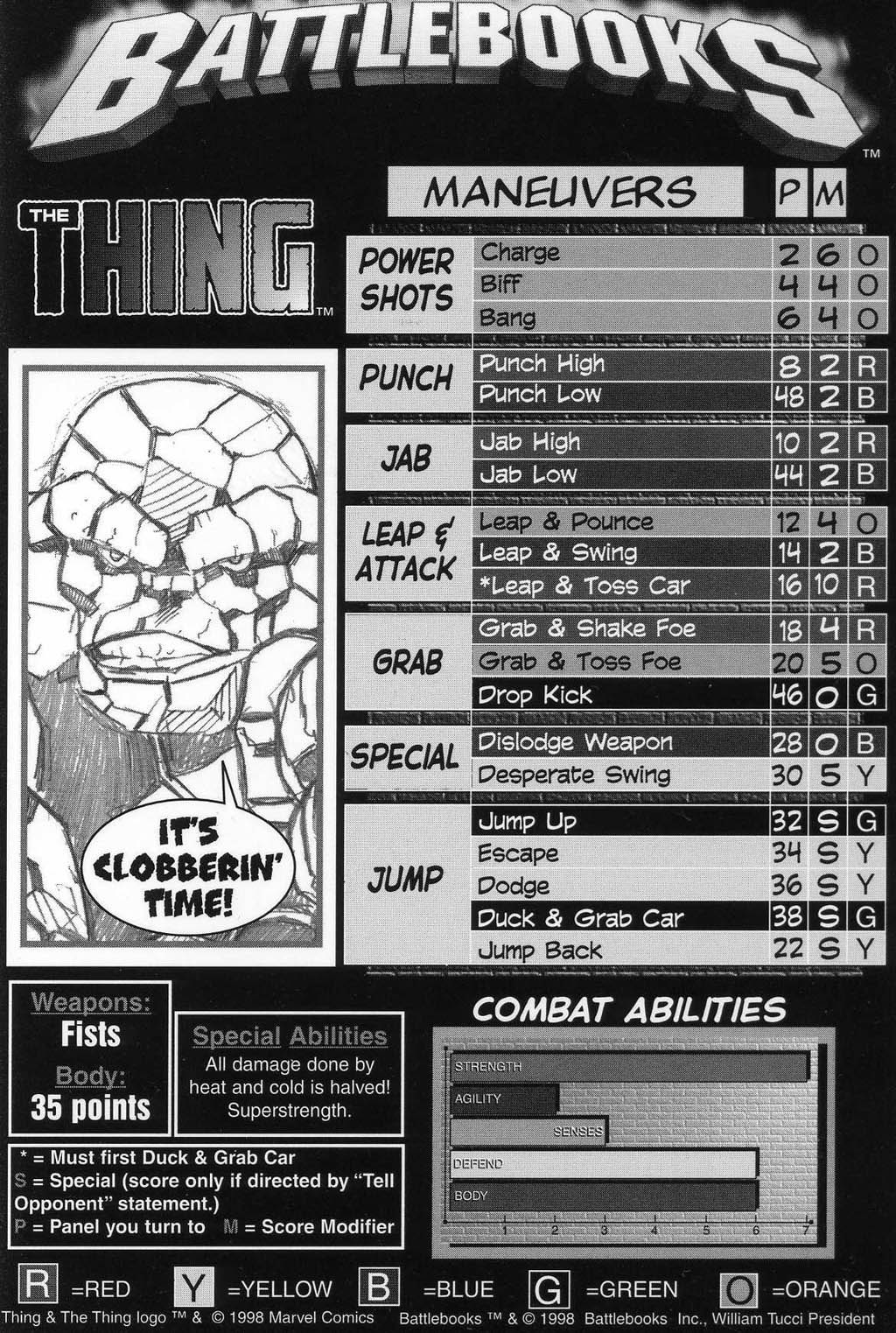 Read online Battlebooks: Thing comic -  Issue # Full - 29