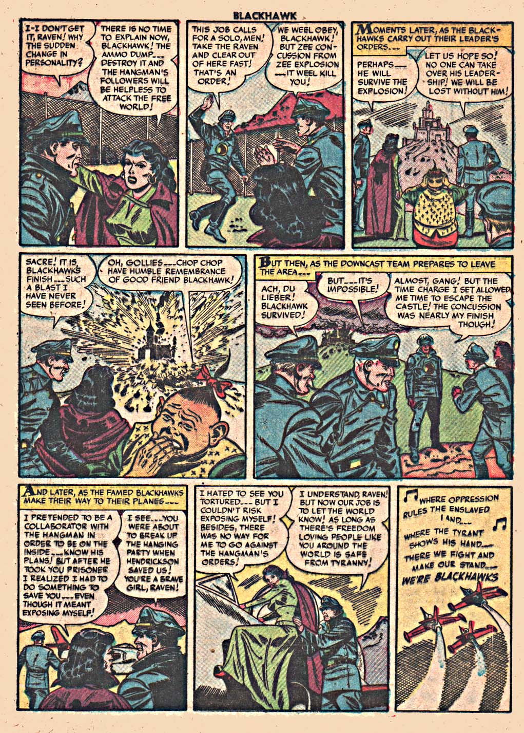 Read online Blackhawk (1957) comic -  Issue #73 - 12