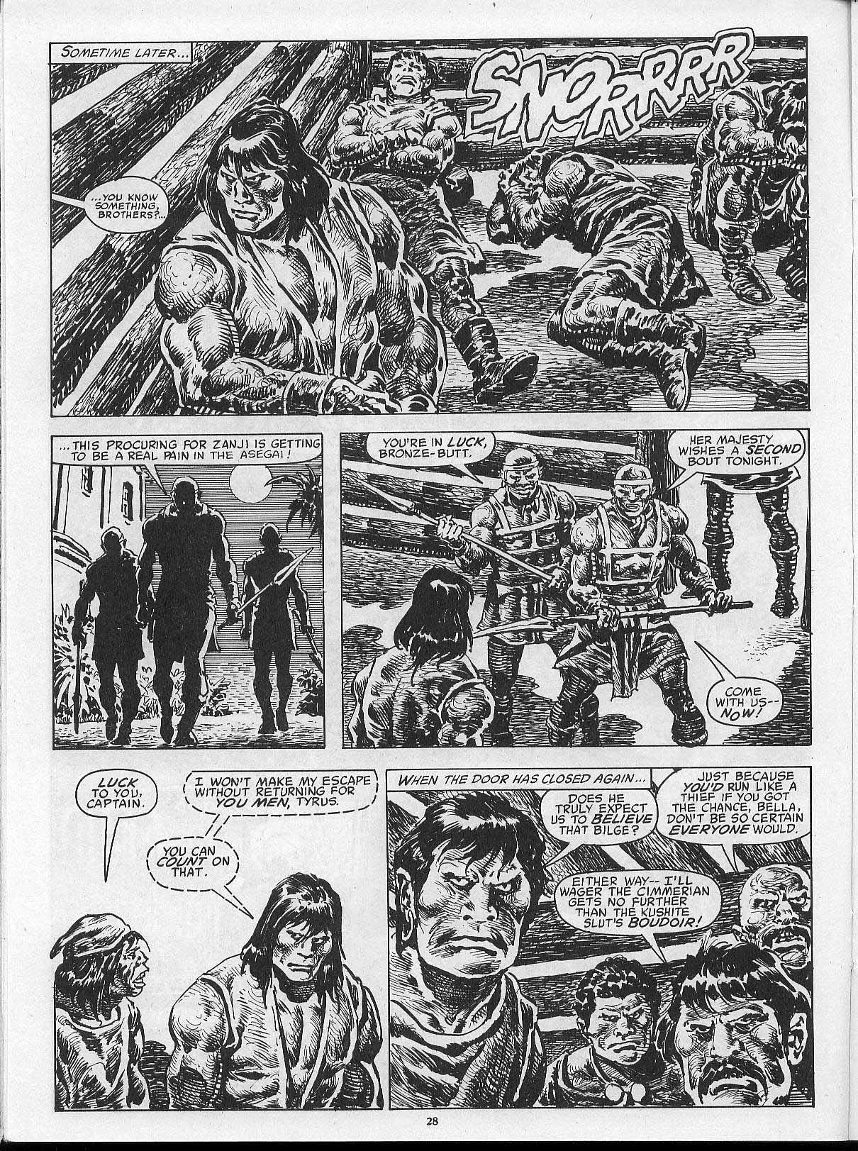 Read online The Savage Sword Of Conan comic -  Issue #202 - 30
