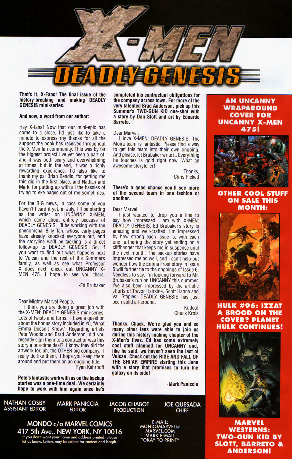 Read online X-Men: Deadly Genesis comic -  Issue #6 - 31