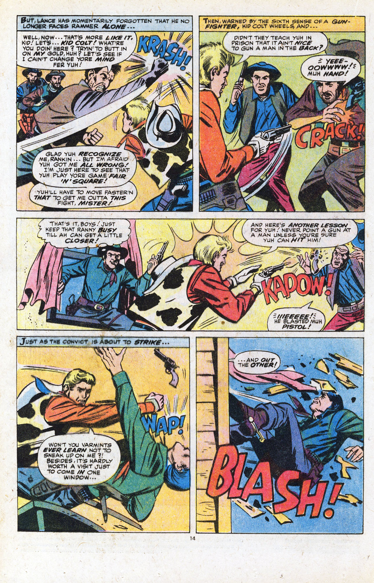 Read online Kid Colt Outlaw comic -  Issue #226 - 16