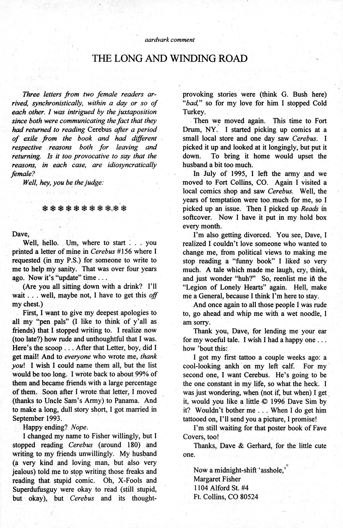 Read online Cerebus comic -  Issue #211 - 23