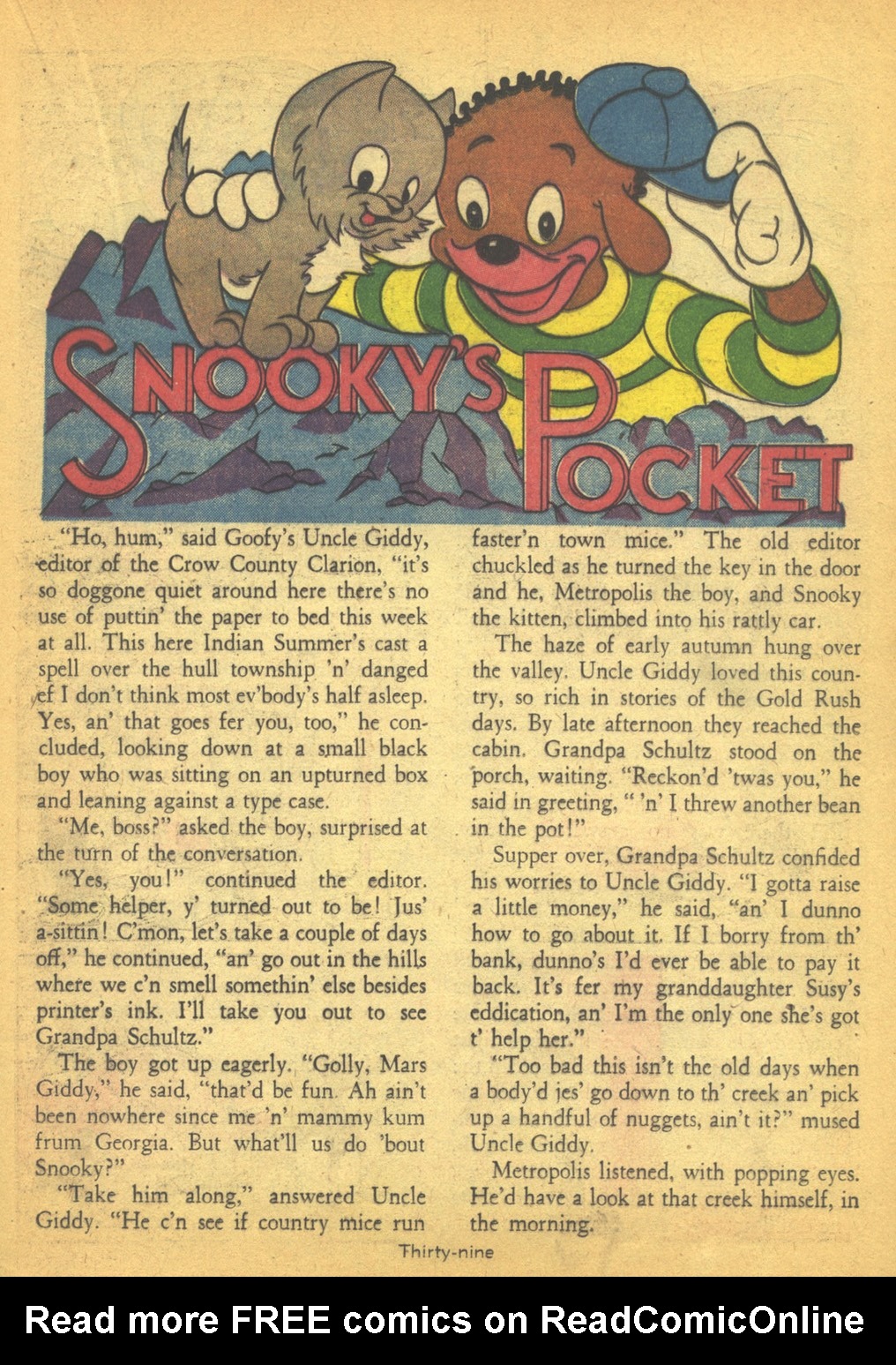 Read online Walt Disney's Comics and Stories comic -  Issue #37 - 41