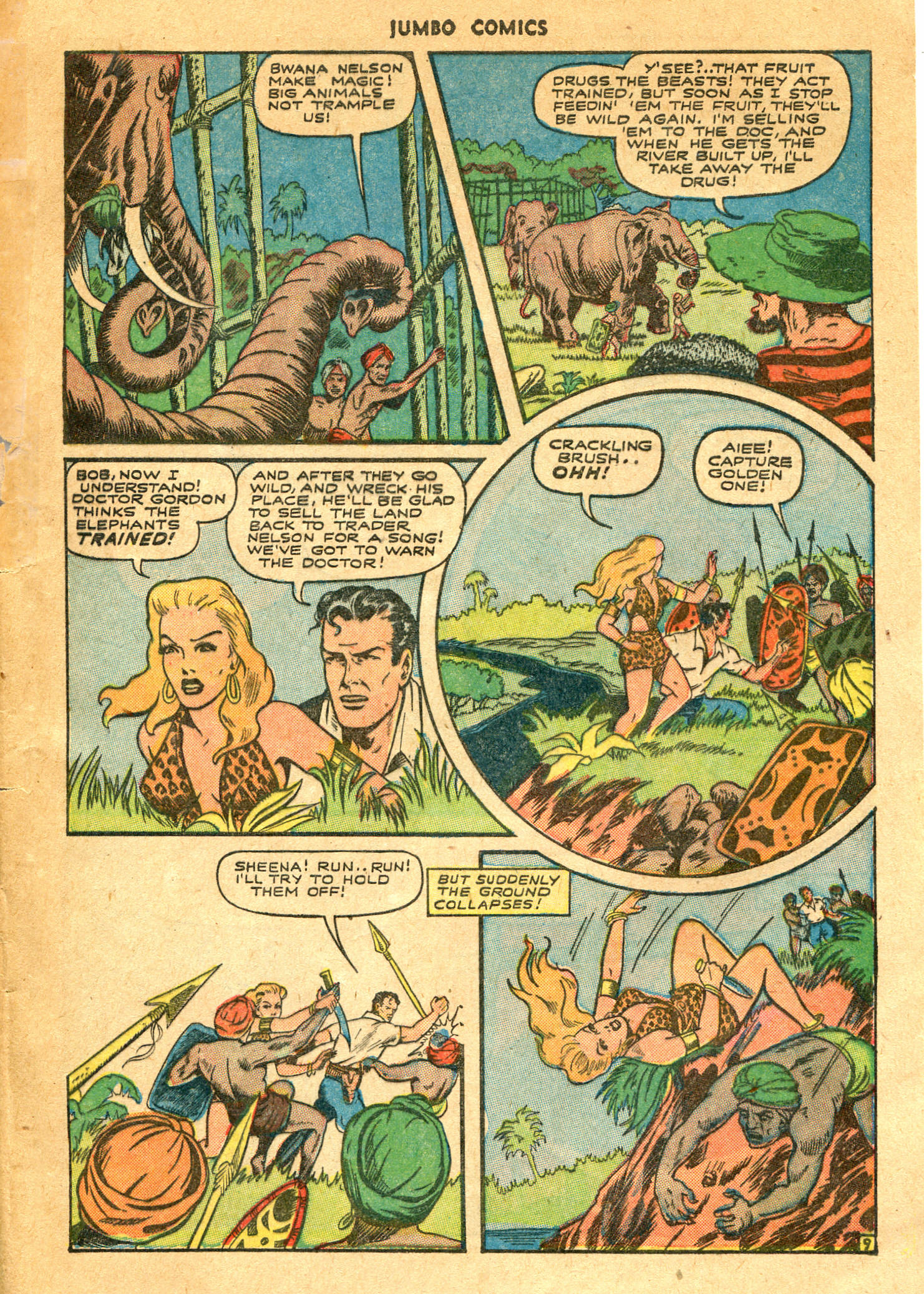 Read online Jumbo Comics comic -  Issue #70 - 11