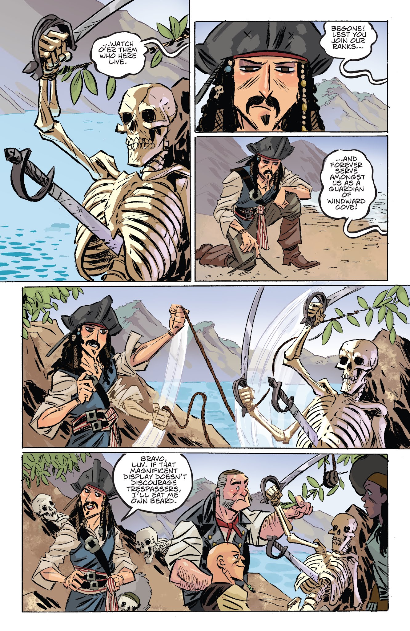 Read online Disney Pirates of the Caribbean comic -  Issue #1 - 7