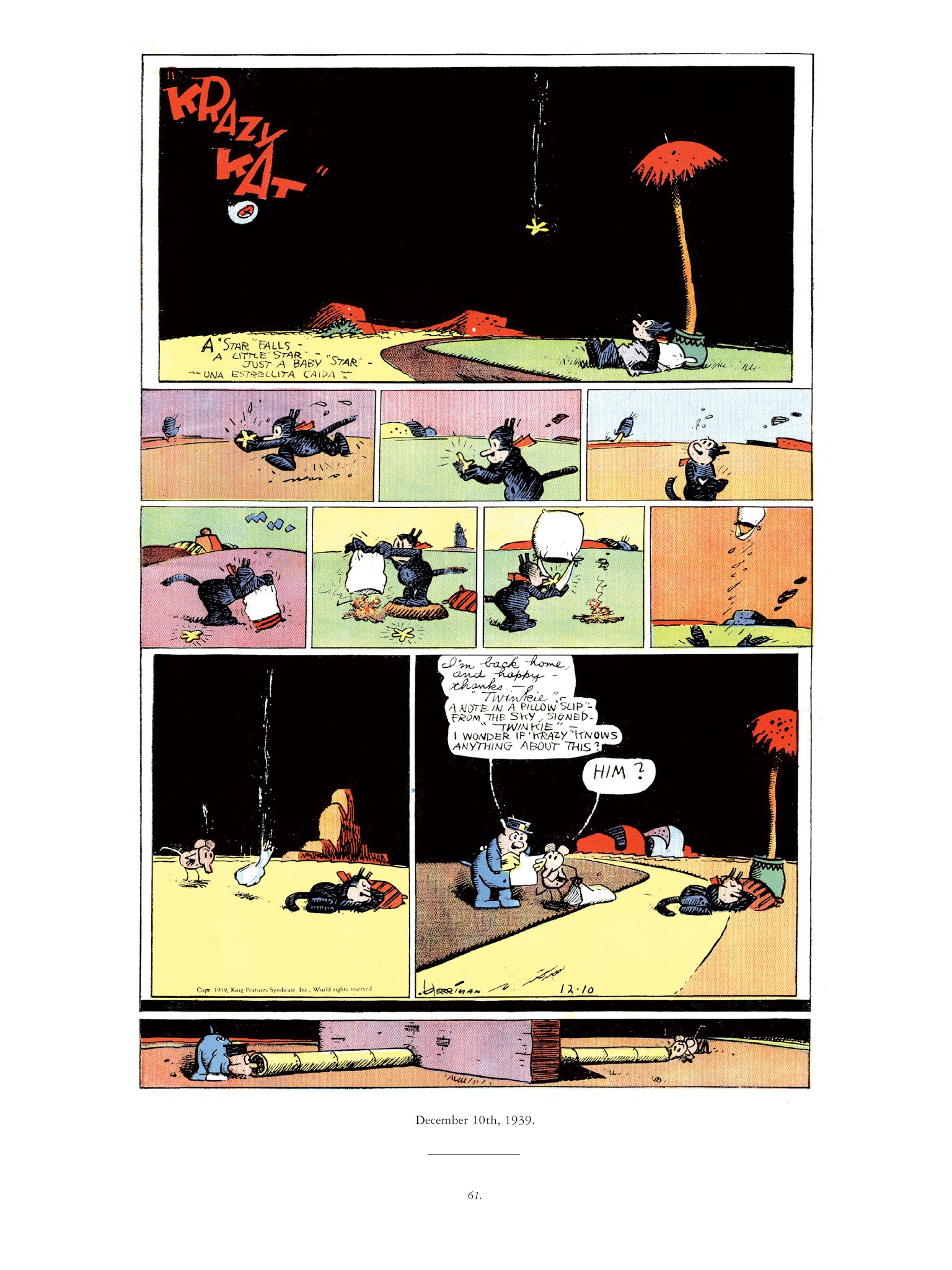 Read online Krazy & Ignatz comic -  Issue # TPB 11 - 61