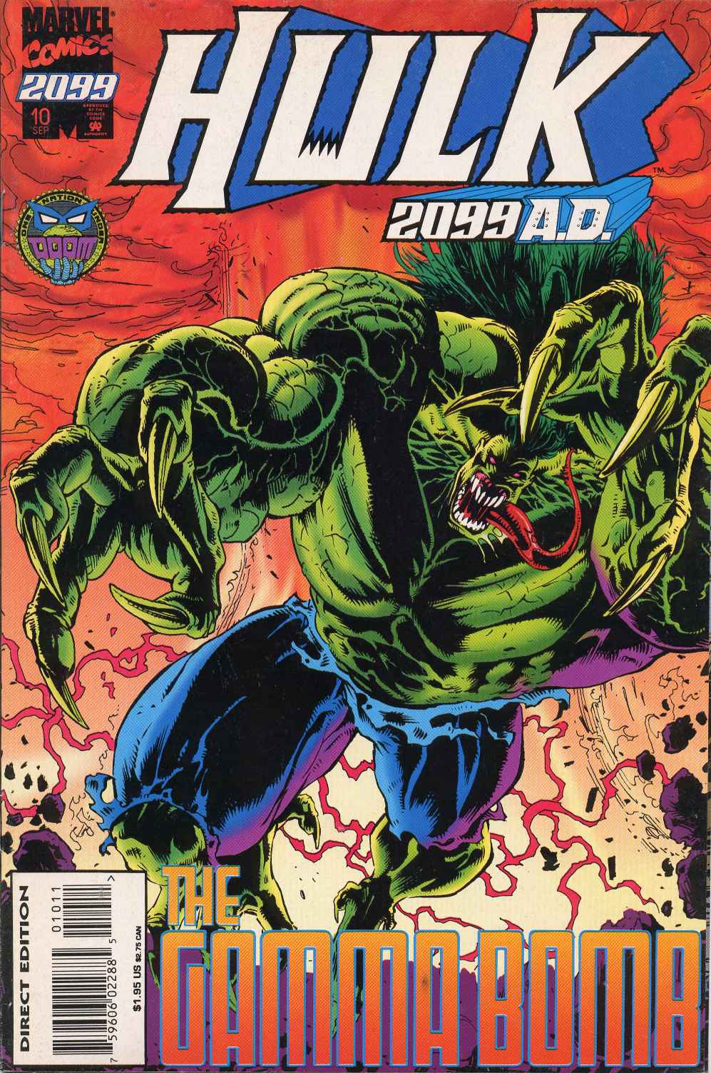 Read online Hulk 2099 comic -  Issue #10 - 1