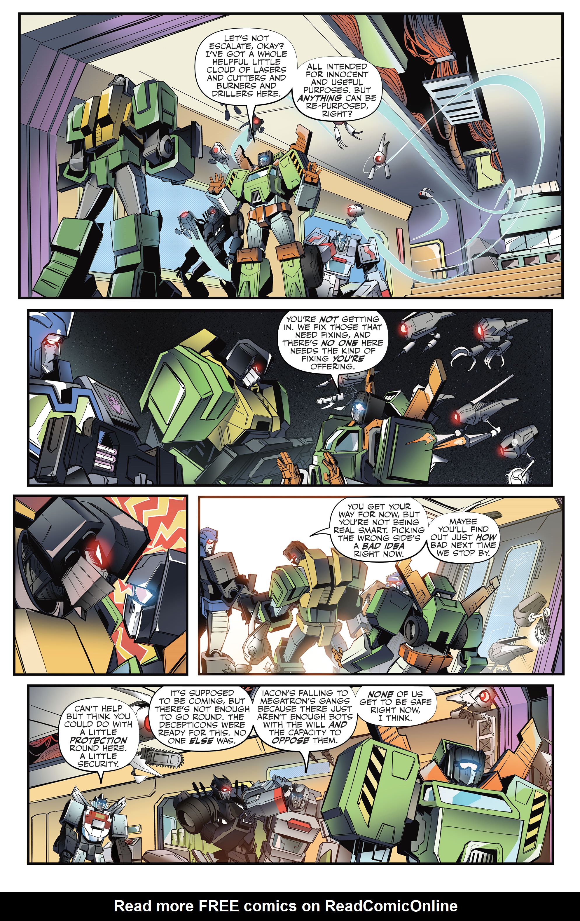 Read online Transformers: Escape comic -  Issue #1 - 8
