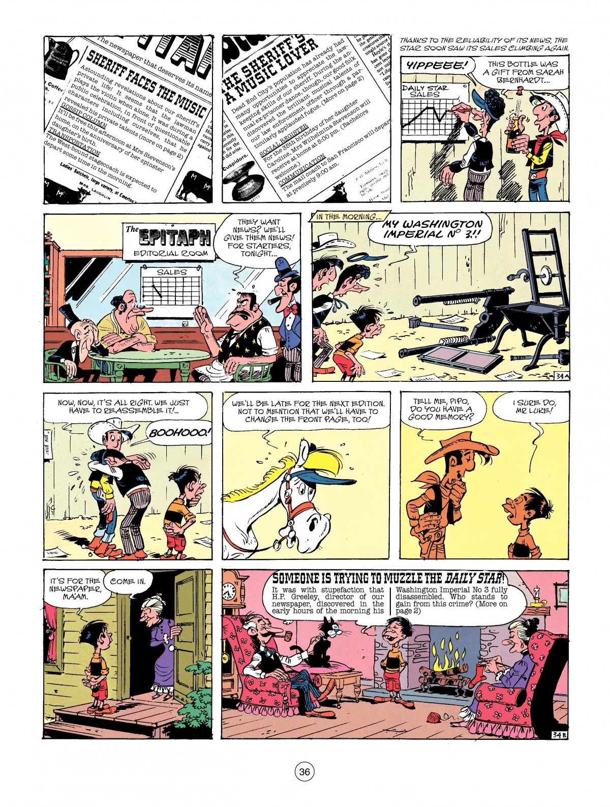 Read online A Lucky Luke Adventure comic -  Issue #41 - 36
