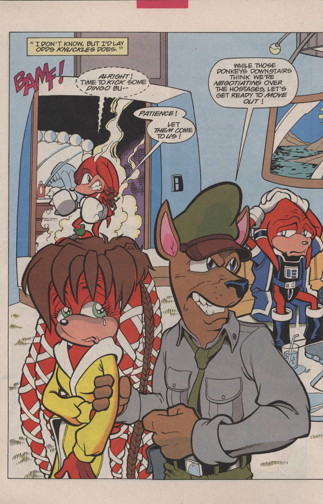 Read online Knuckles the Echidna comic -  Issue #6 - 6
