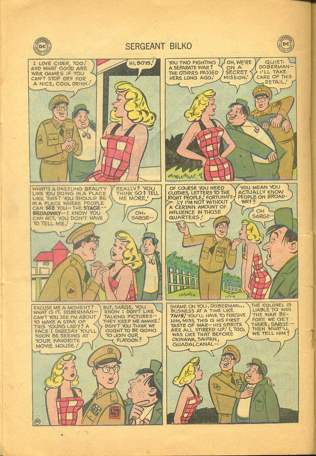 Read online Sergeant Bilko comic -  Issue #1 - 22