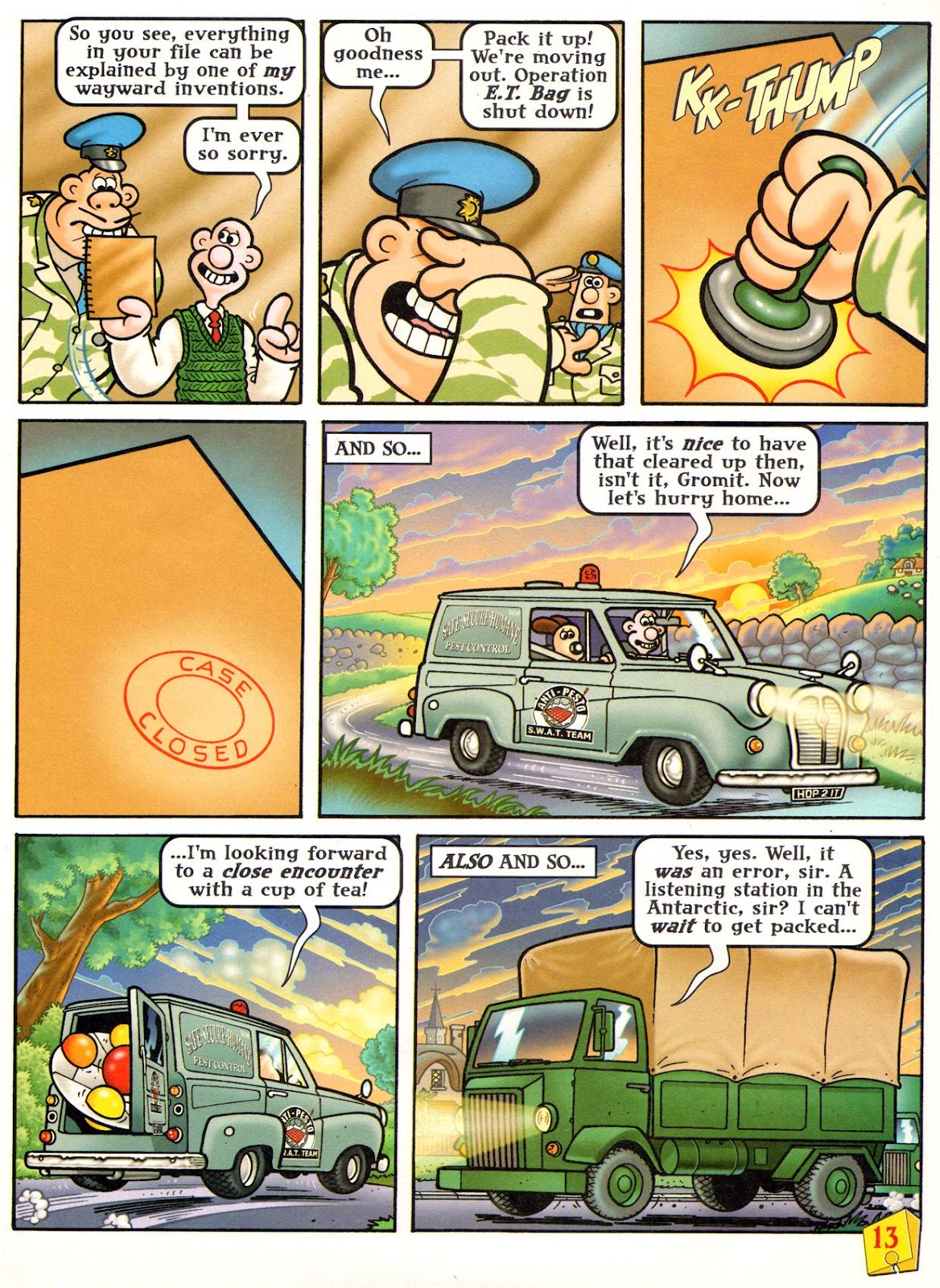 Wallace & Gromit Comic issue 10 - Page 13