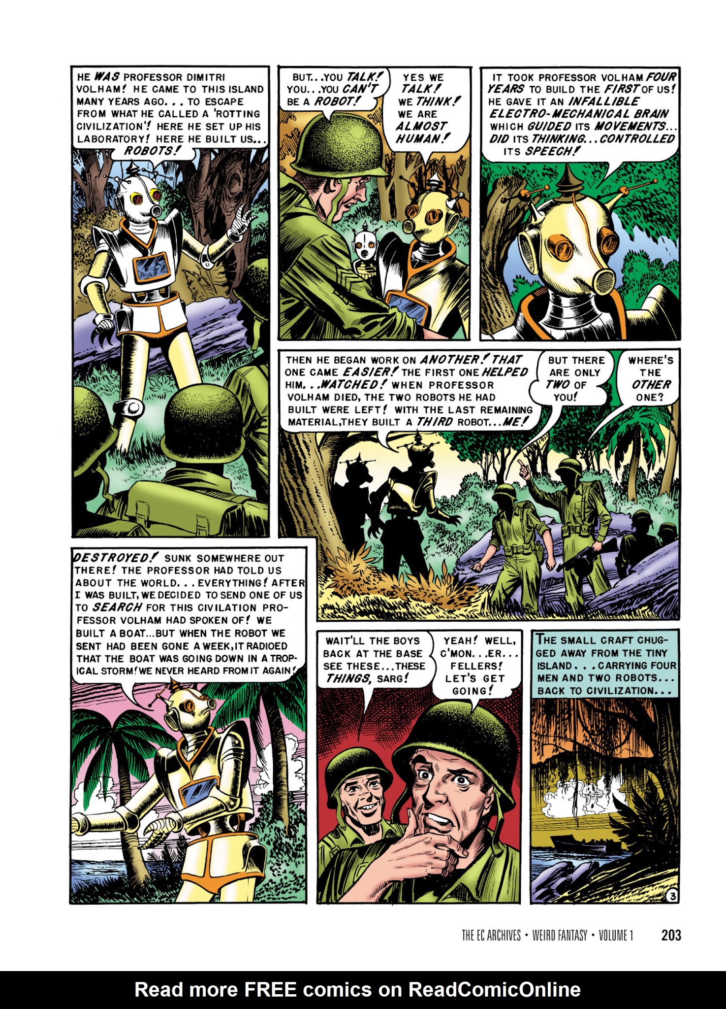 Read online The EC Archives: Weird Fantasy comic -  Issue # TPB 1 - 205