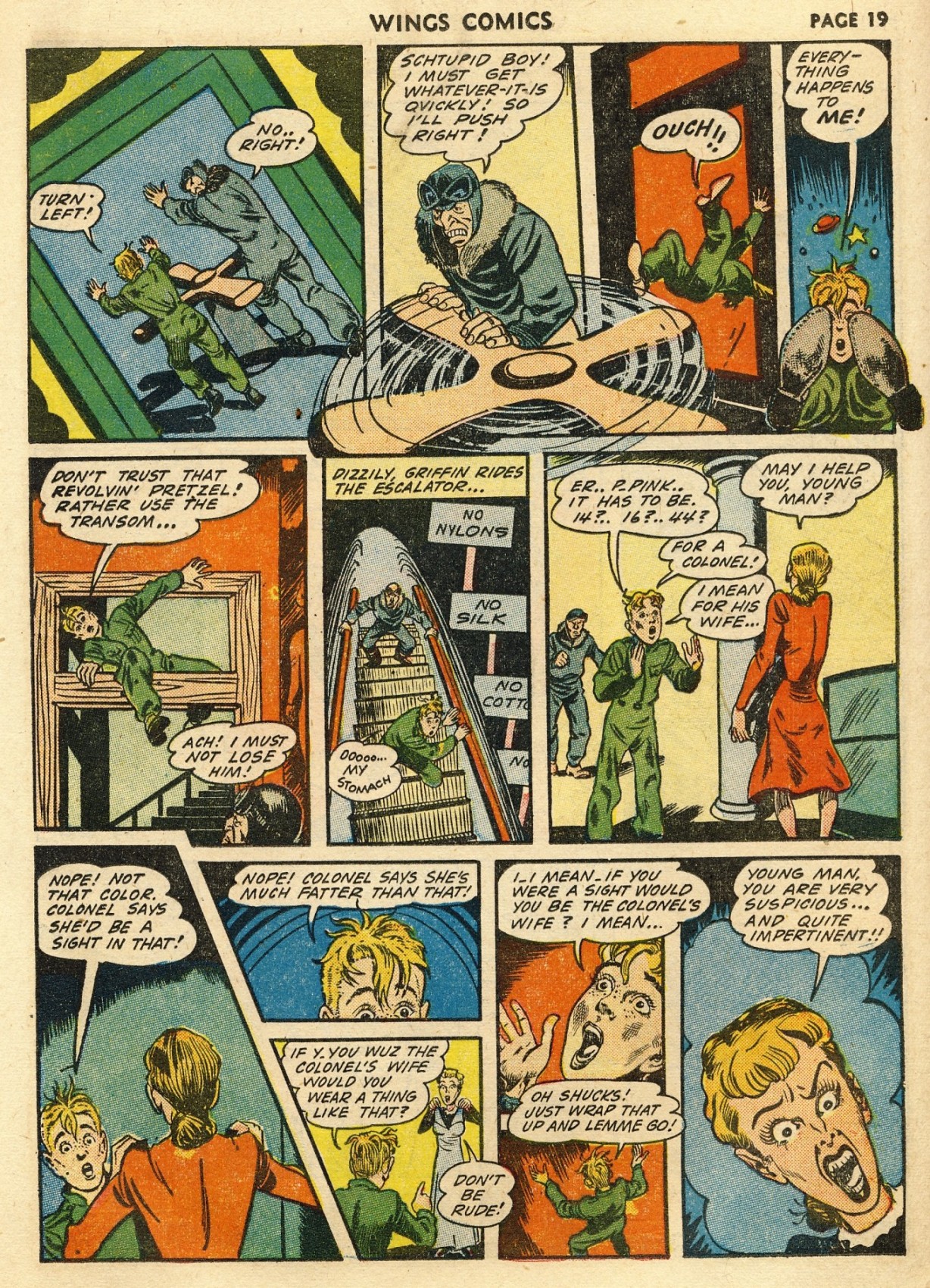 Read online Wings Comics comic -  Issue #33 - 21