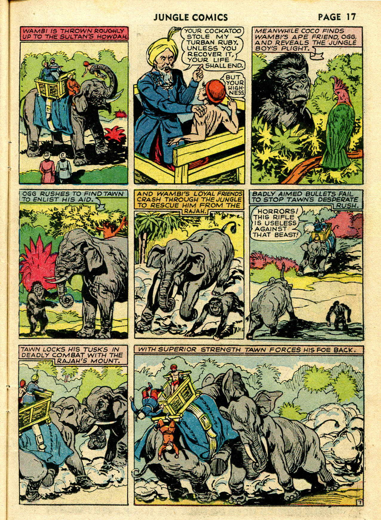 Read online Jungle Comics comic -  Issue #26 - 19