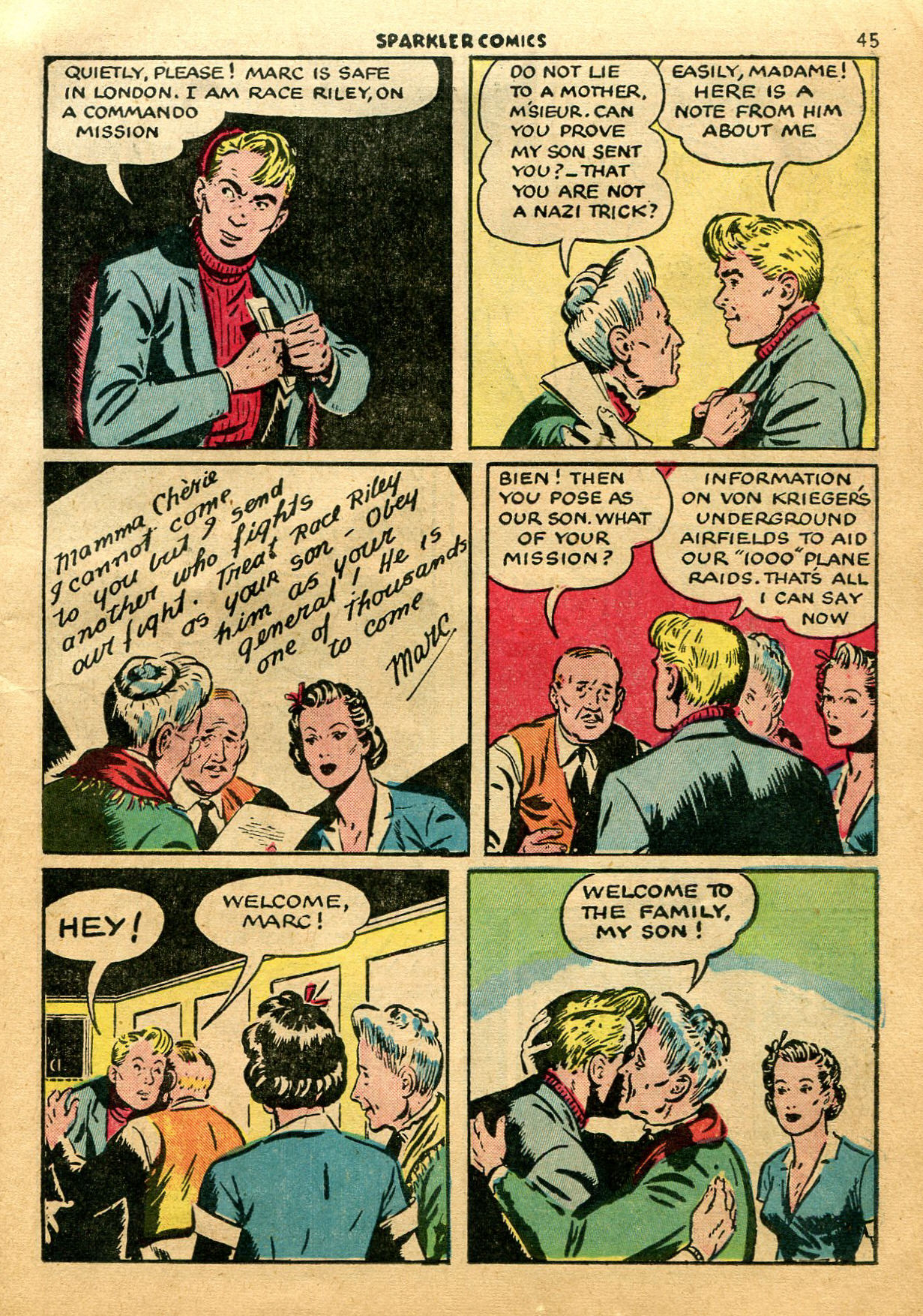 Read online Sparkler Comics comic -  Issue #23 - 43