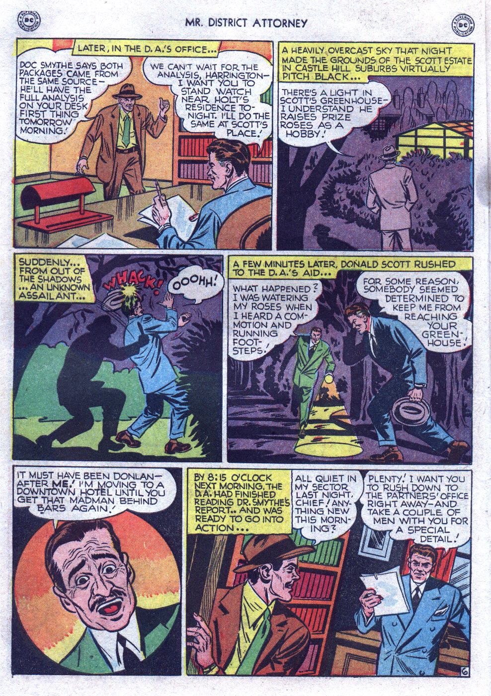 Read online Mr. District Attorney comic -  Issue #5 - 8