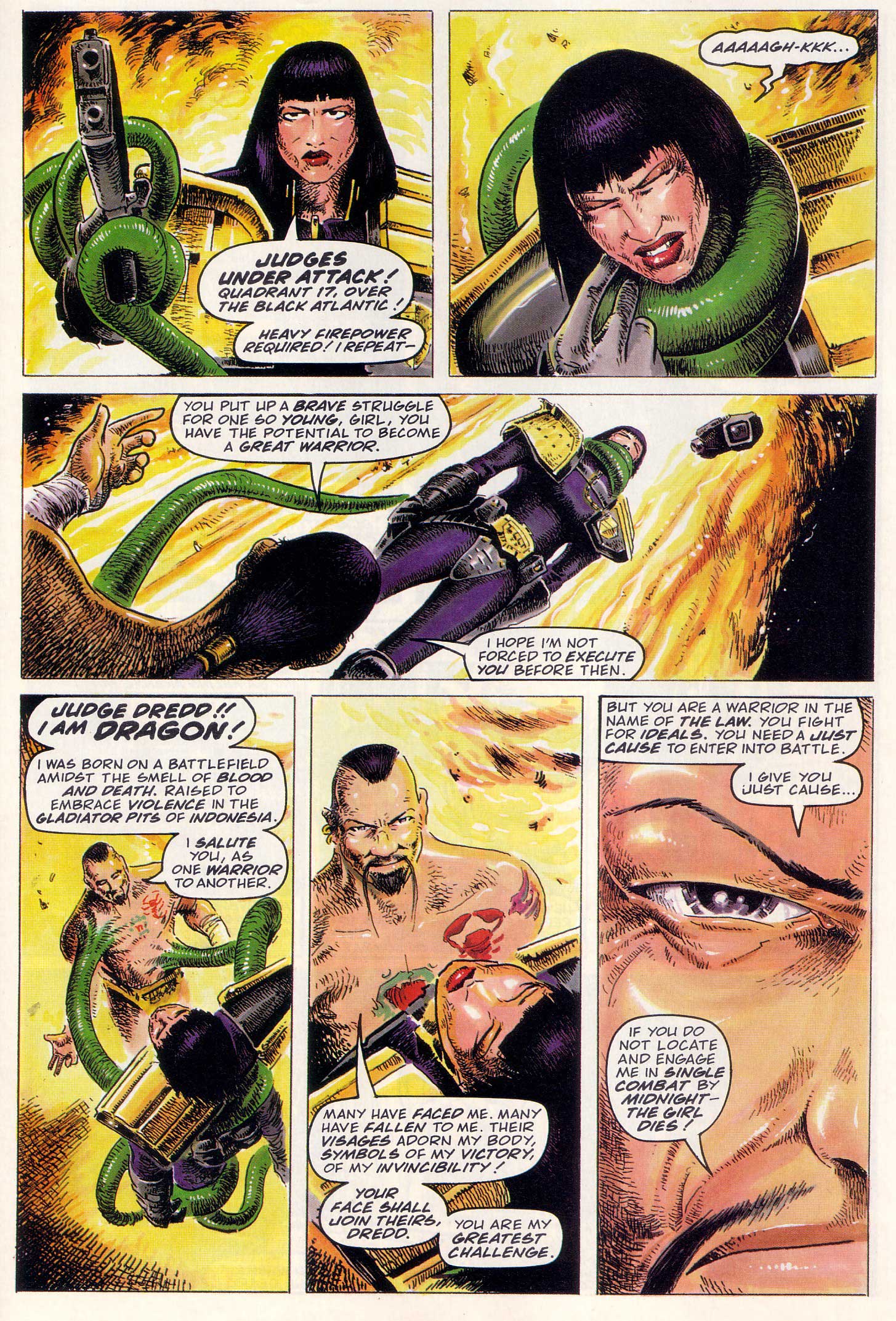 Read online Judge Dredd Lawman of the Future comic -  Issue #3 - 30