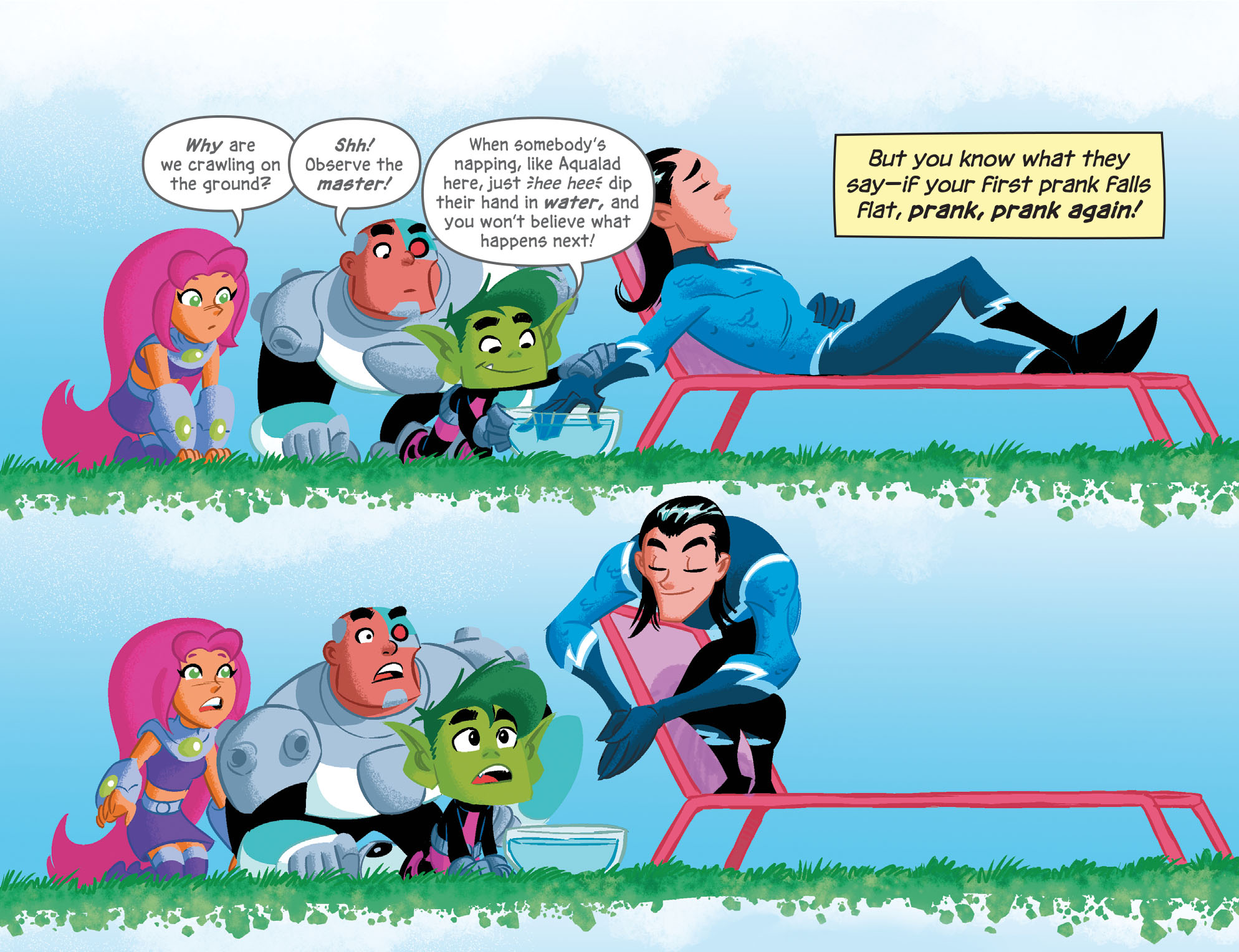 Read online Teen Titans Go! To Camp comic -  Issue #4 - 8