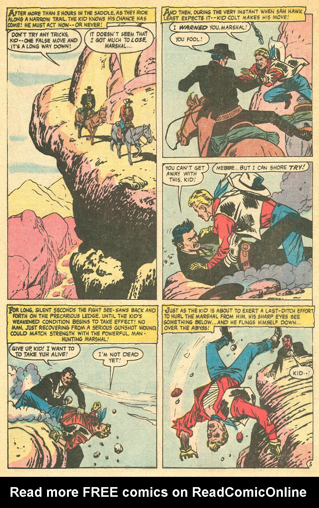 Read online Kid Colt Outlaw comic -  Issue #146 - 8