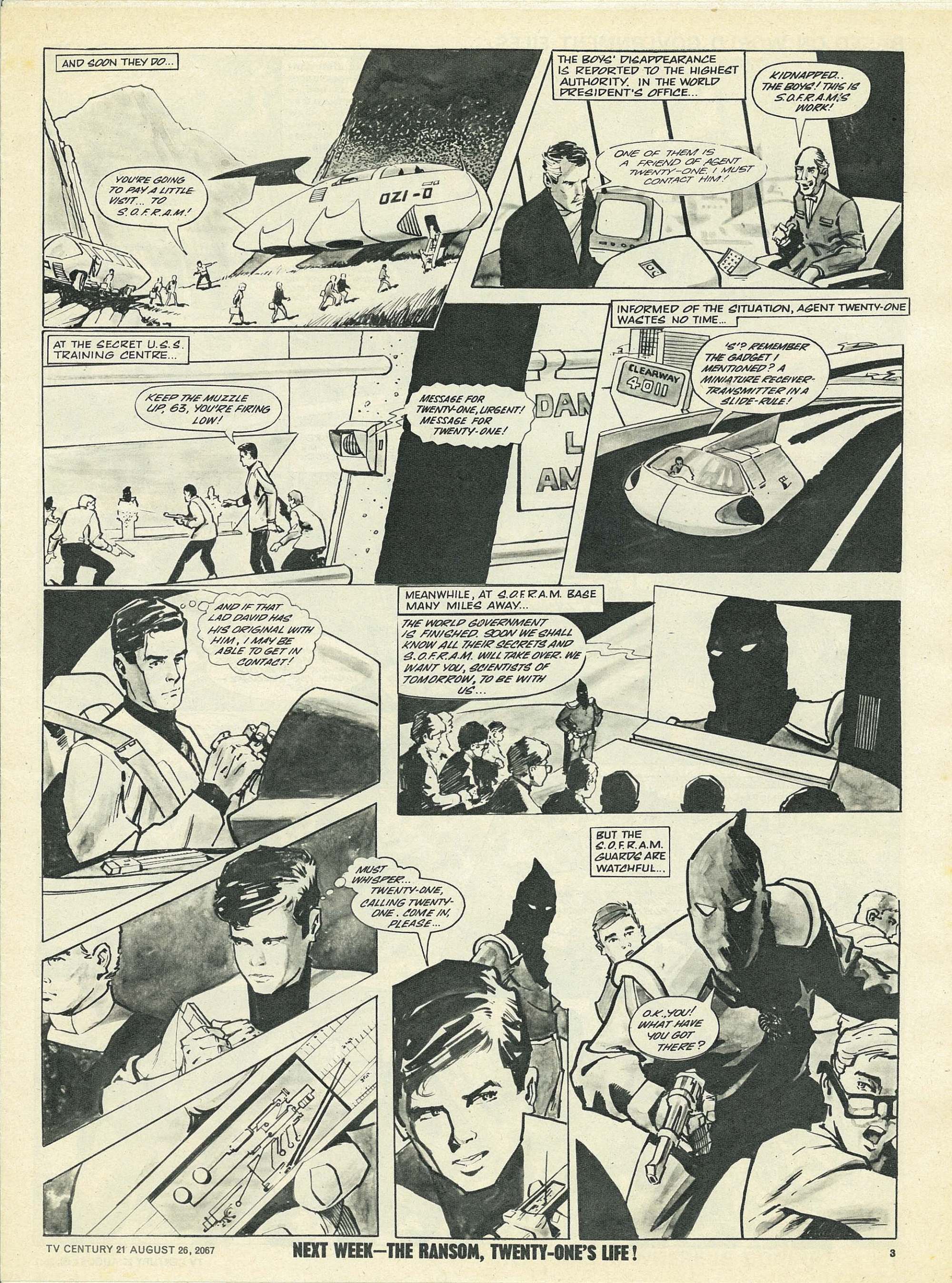 Read online TV Century 21 (TV 21) comic -  Issue #136 - 3
