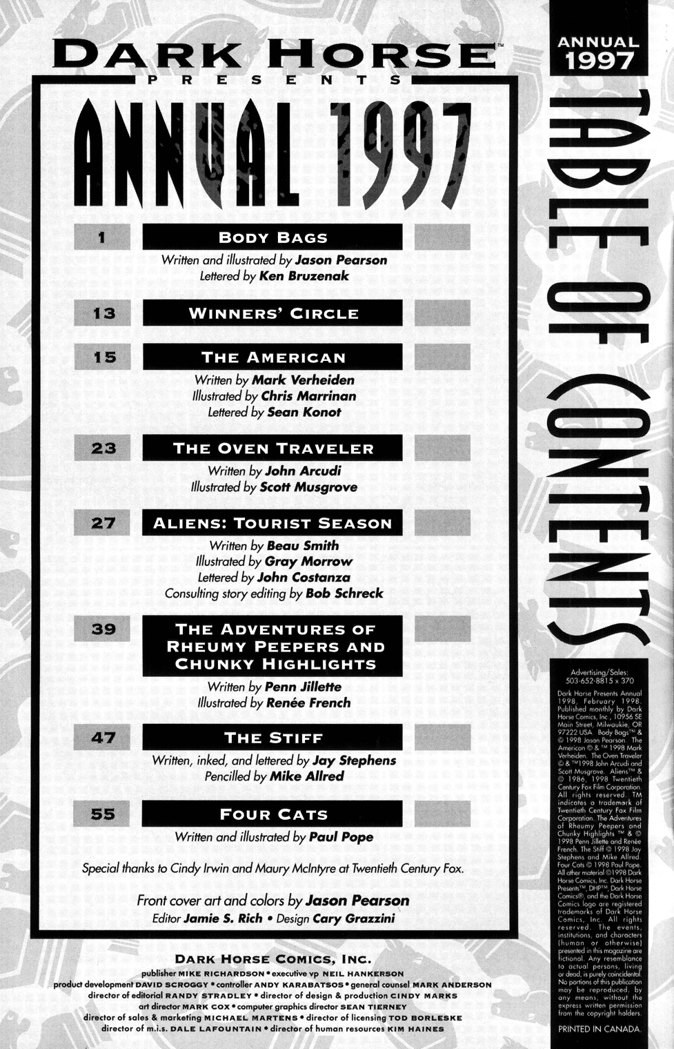 Read online Dark Horse Presents (1986) comic -  Issue # _Annual 1997 - 2