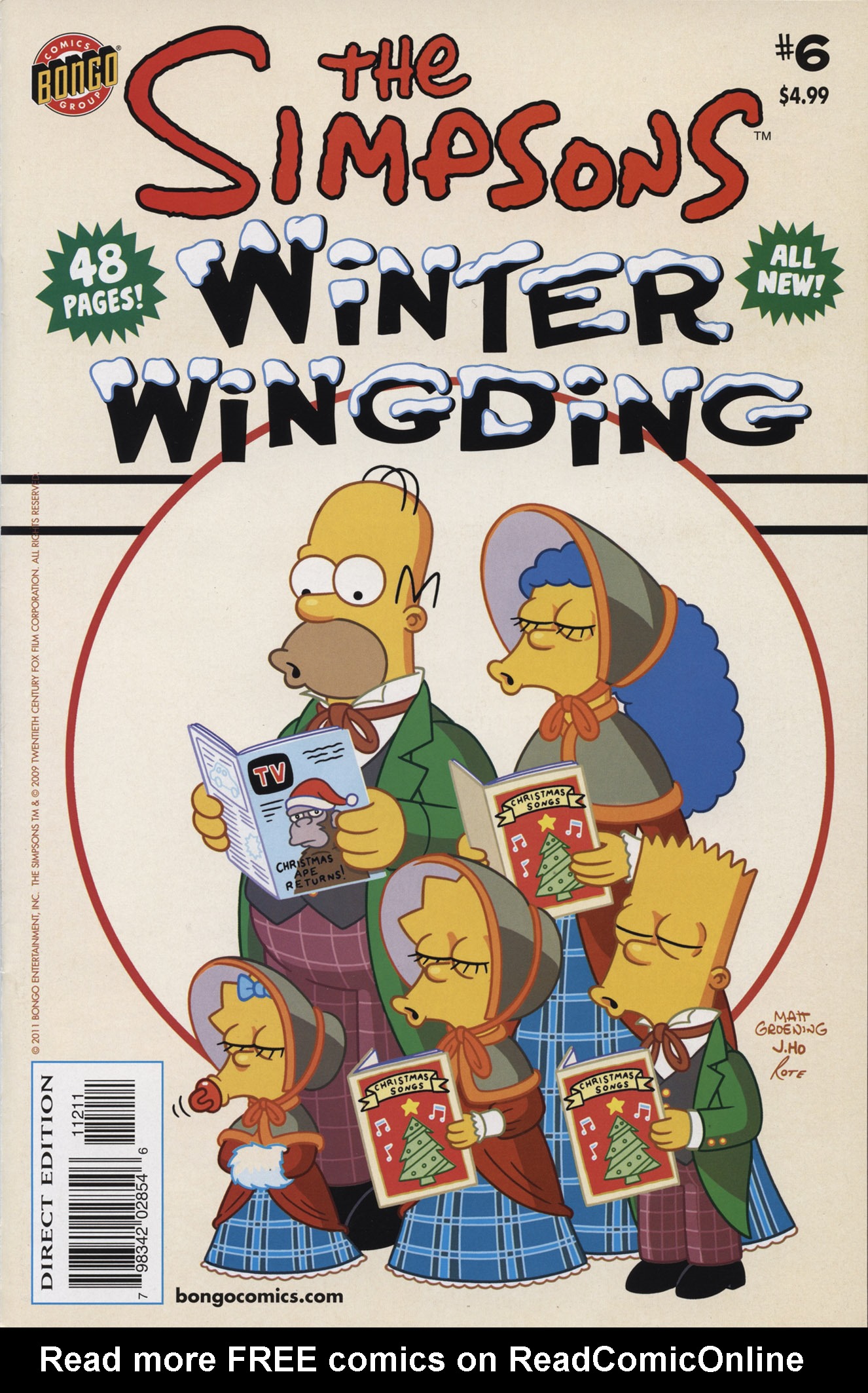 Read online The Simpsons Winter Wingding comic -  Issue #6 - 1