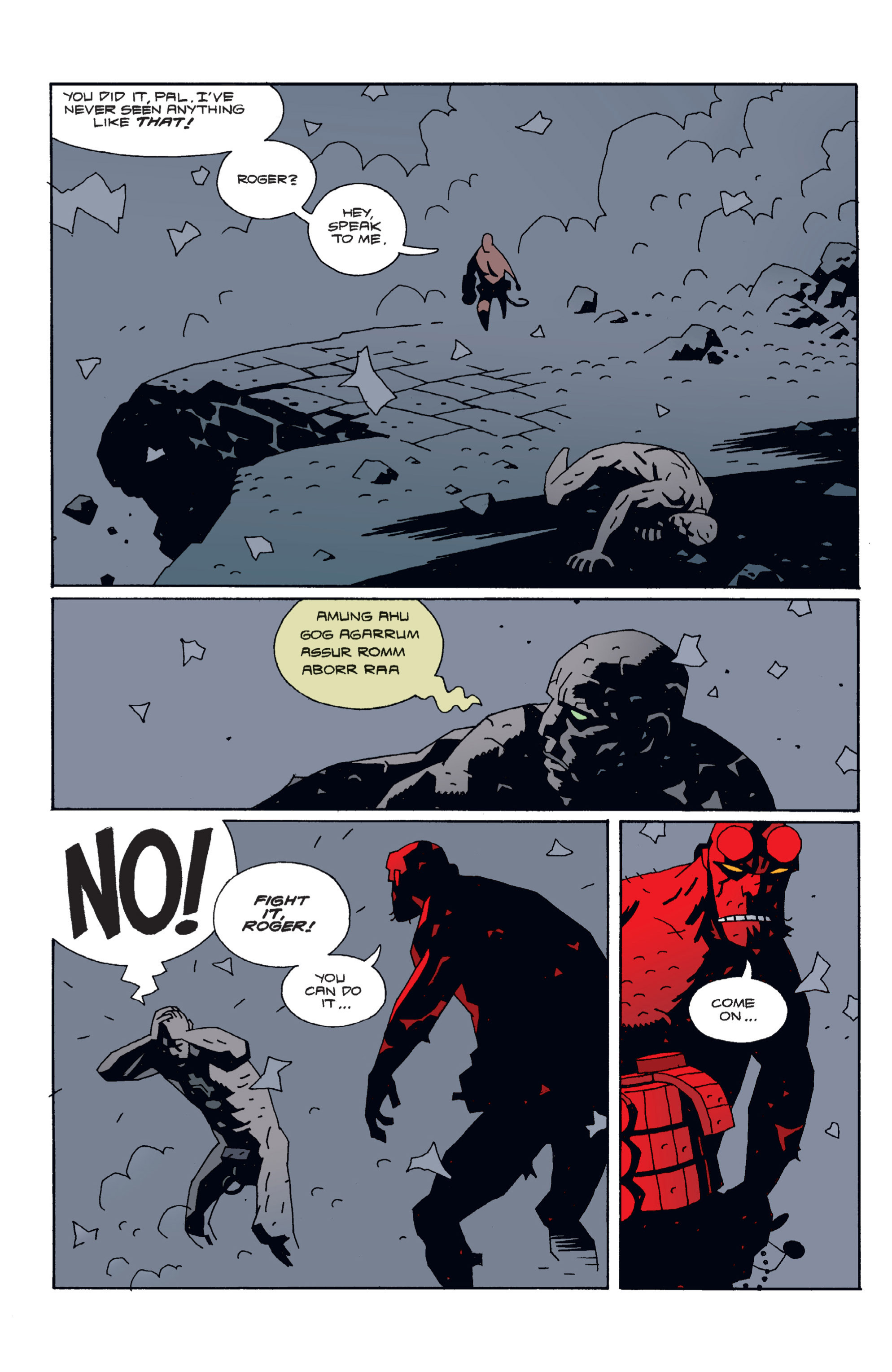 Read online Hellboy comic -  Issue #5 - 121