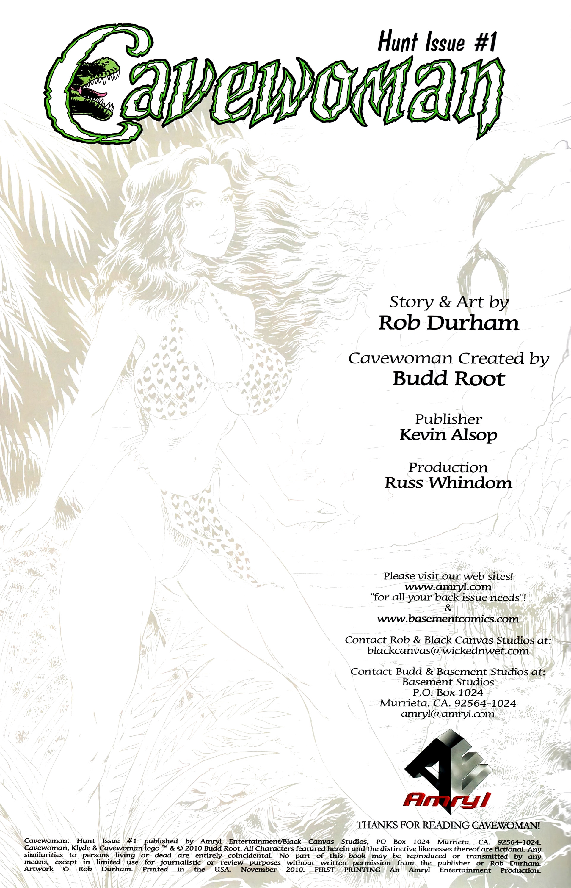 Read online Cavewoman: Hunt comic -  Issue #1 - 2