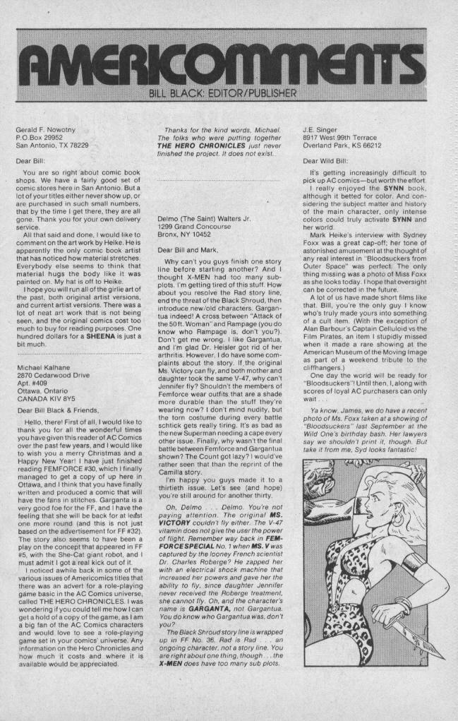 Read online Femforce comic -  Issue #32 - 14