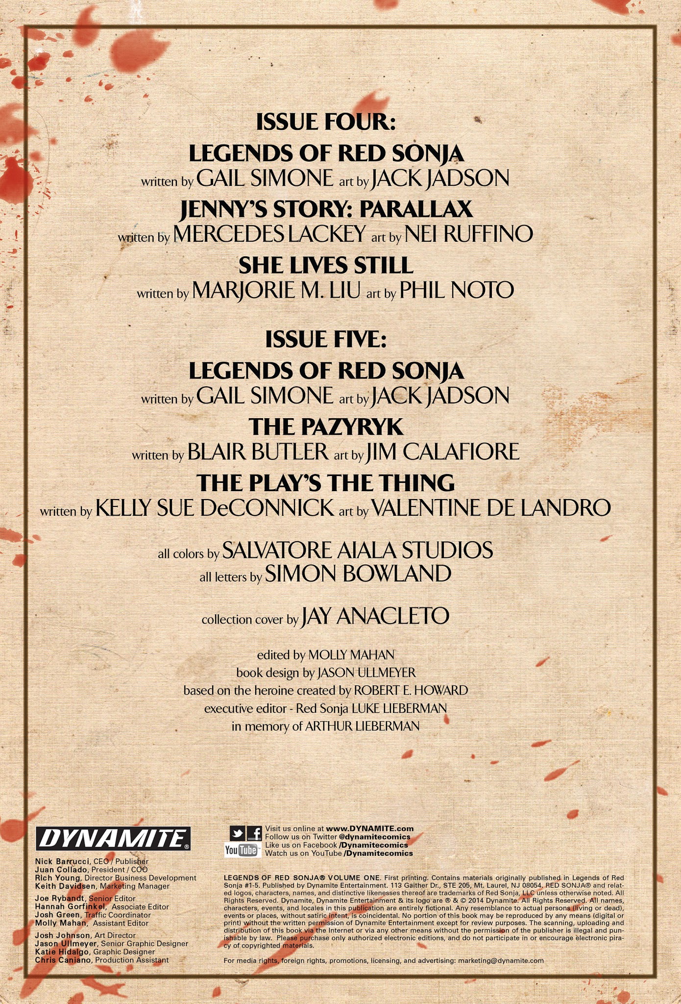 Read online Legends of Red Sonja comic -  Issue # TPB - 4