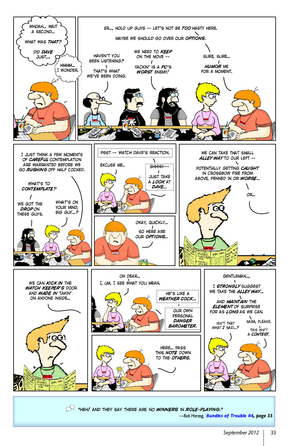 Read online Knights of the Dinner Table comic -  Issue #191 - 35