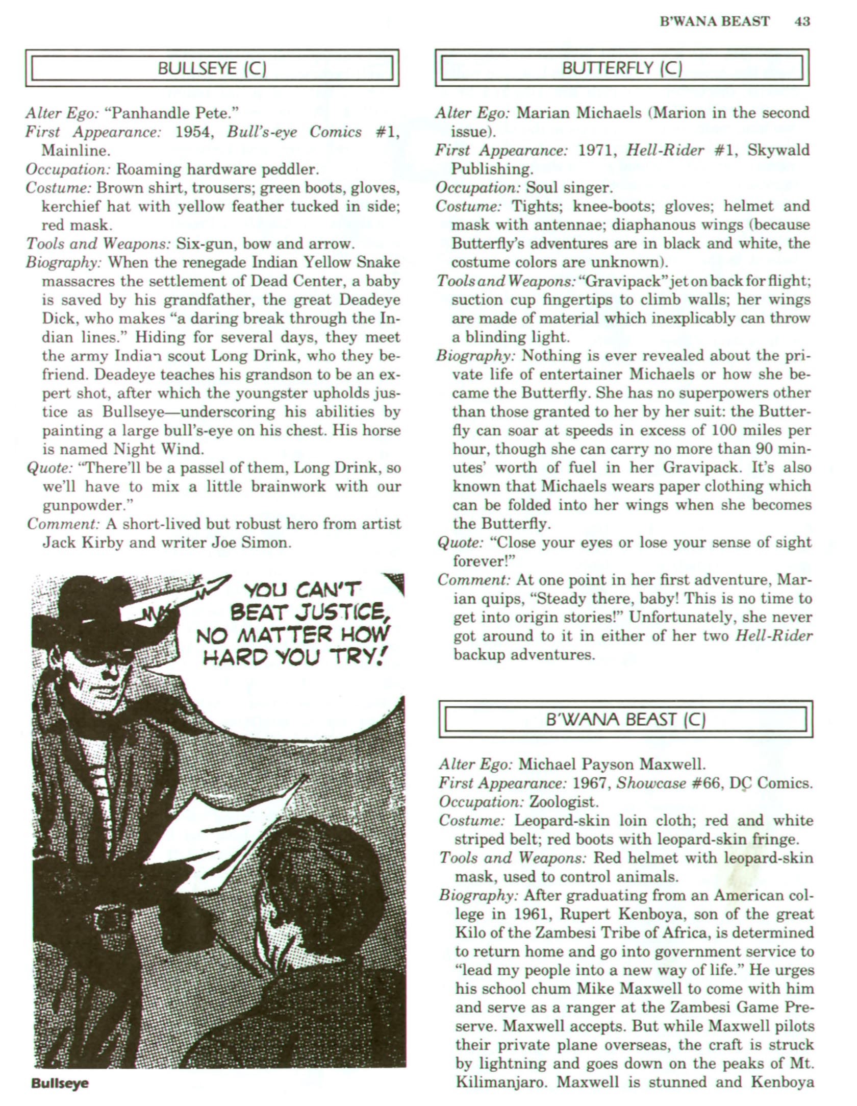 Read online The Encyclopedia of Superheroes comic -  Issue # TPB (Part 1) - 53