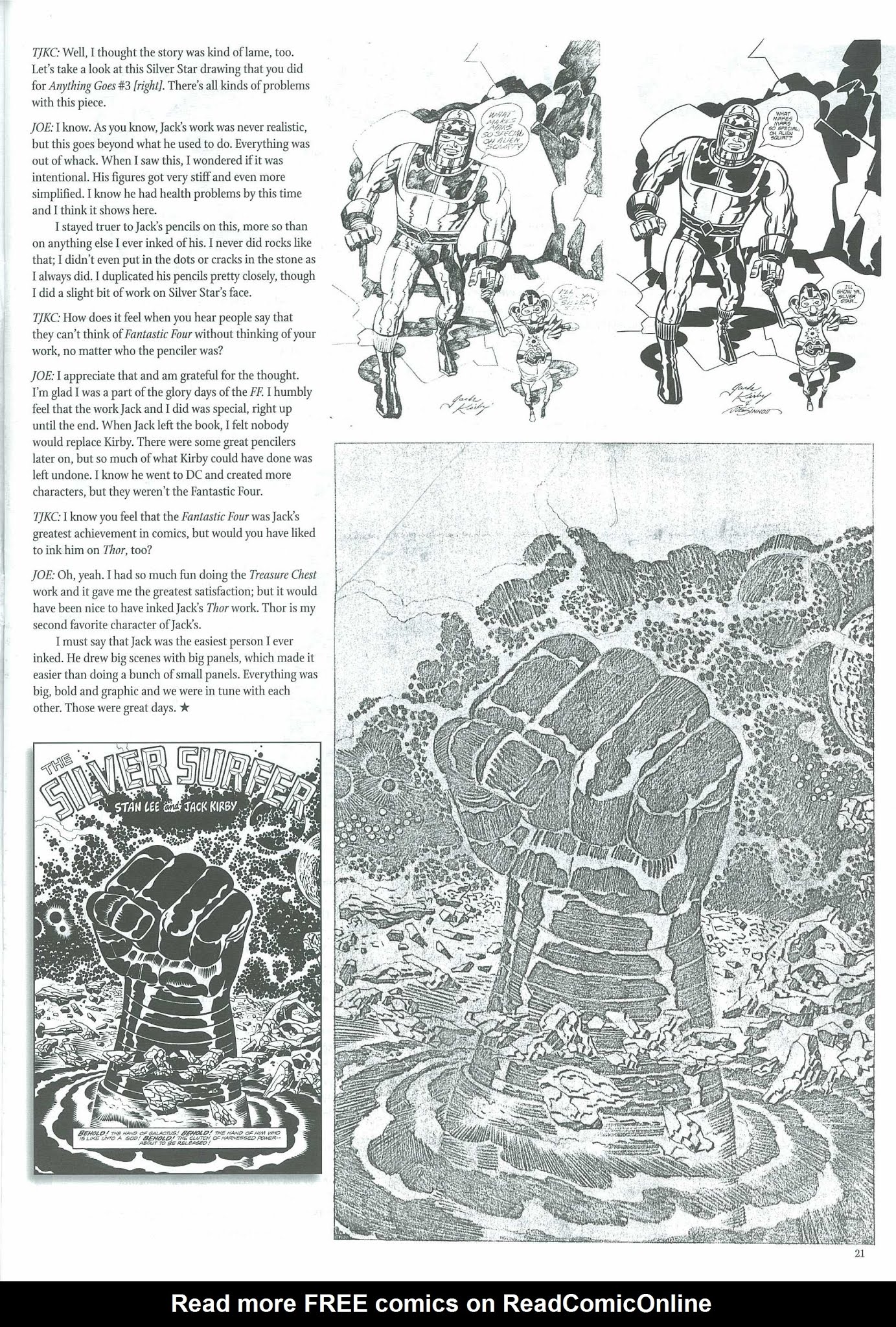 Read online The Jack Kirby Collector comic -  Issue #38 - 23