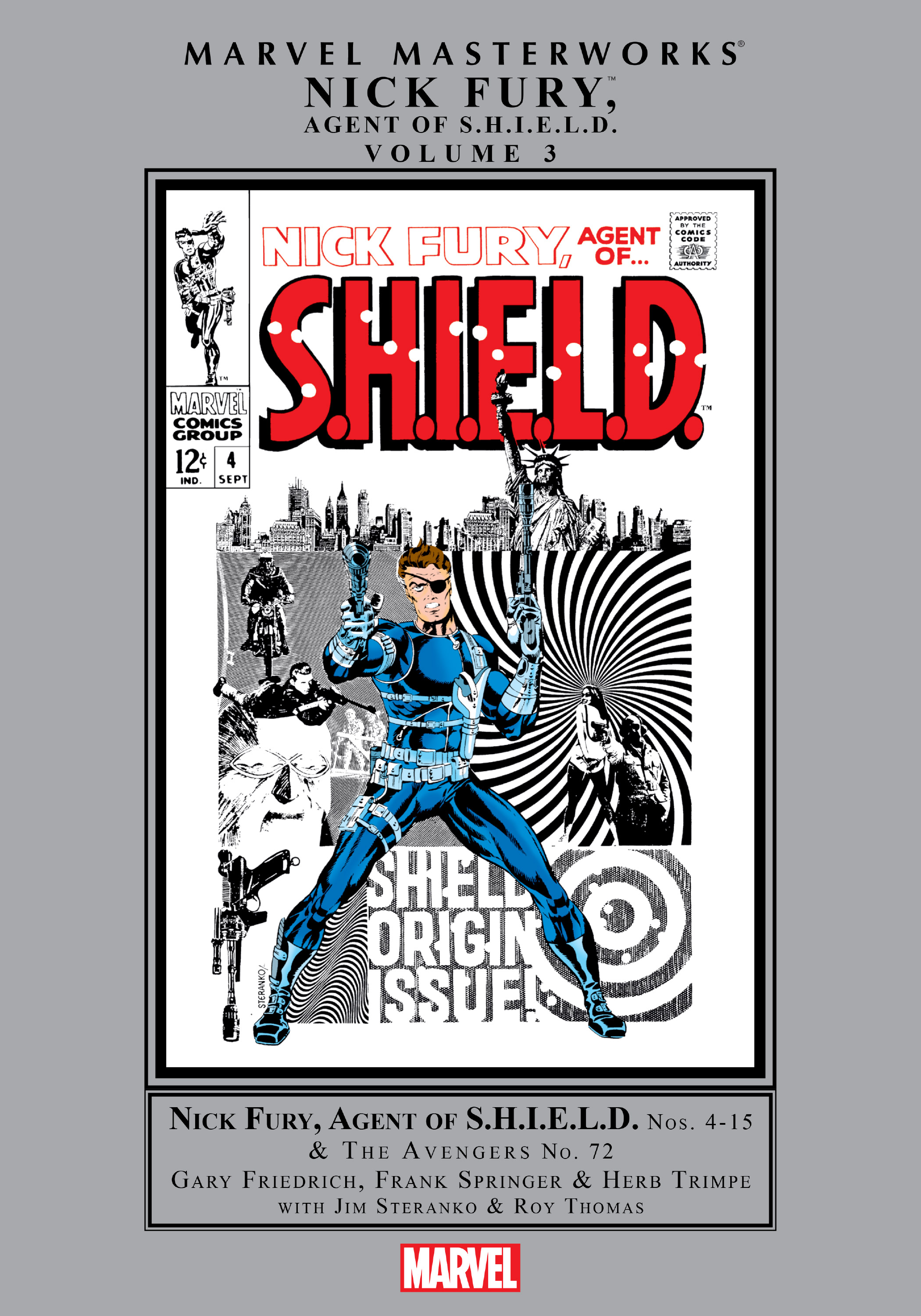 Read online Marvel Masterworks: Nick Fury, Agent of S.H.I.E.L.D. comic -  Issue # TPB 3 (Part 1) - 1