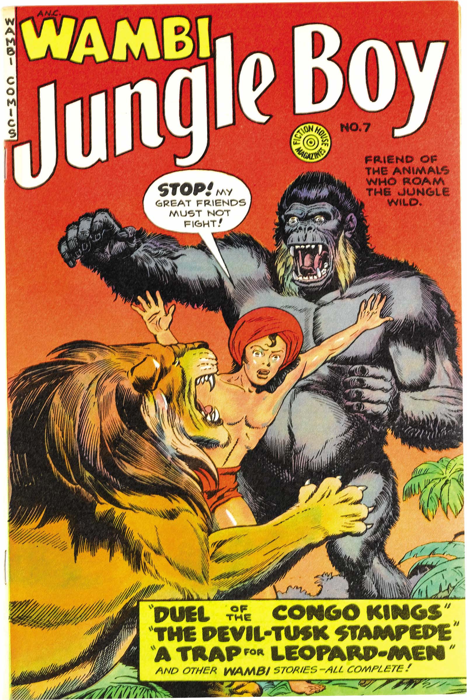 Read online Wambi Jungle Boy comic -  Issue #7 - 1