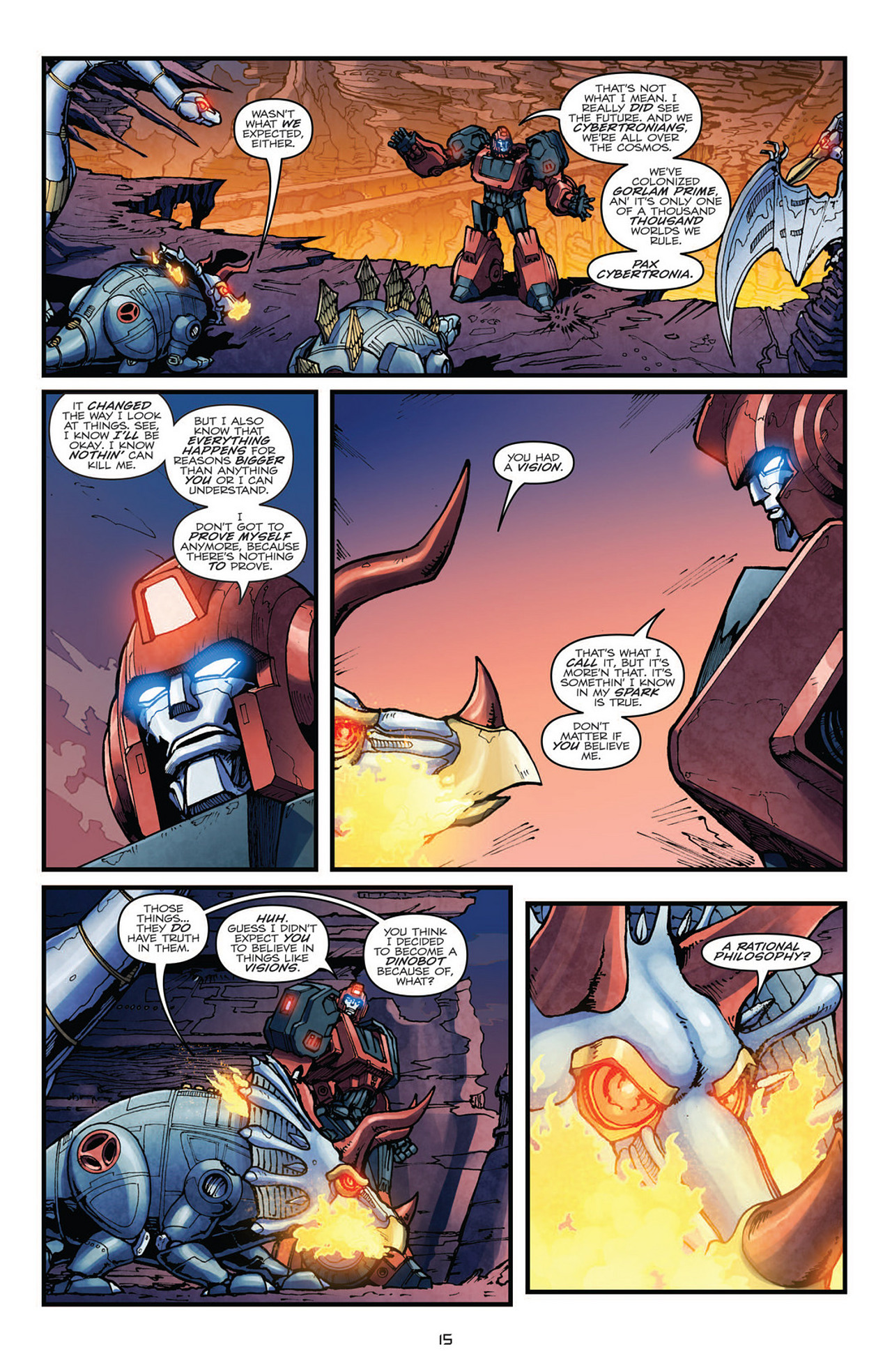 Read online Transformers: Robots In Disguise (2012) comic -  Issue #8 - 18