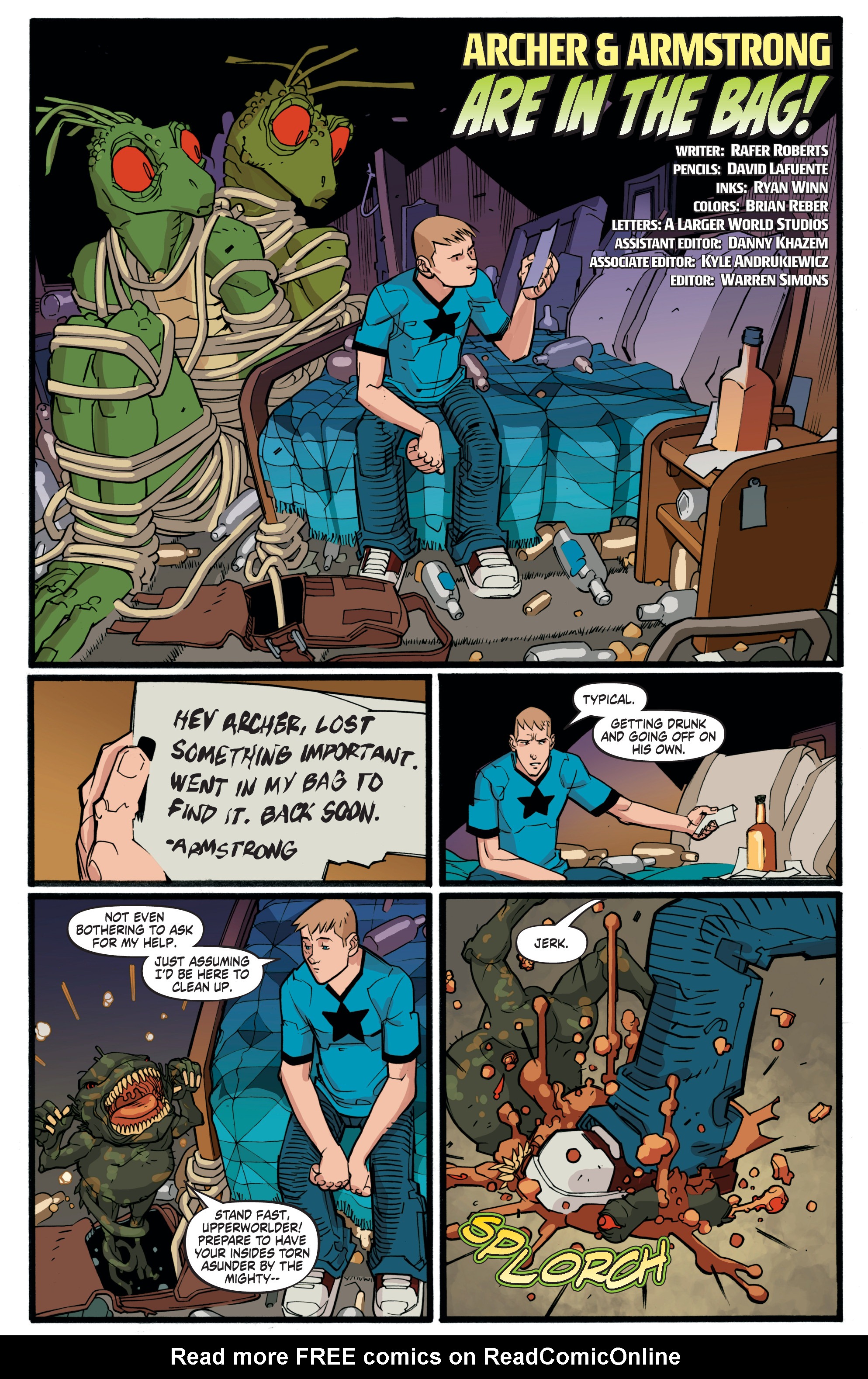 Read online A&A: The Adventures of Archer & Armstrong comic -  Issue #1 - 10